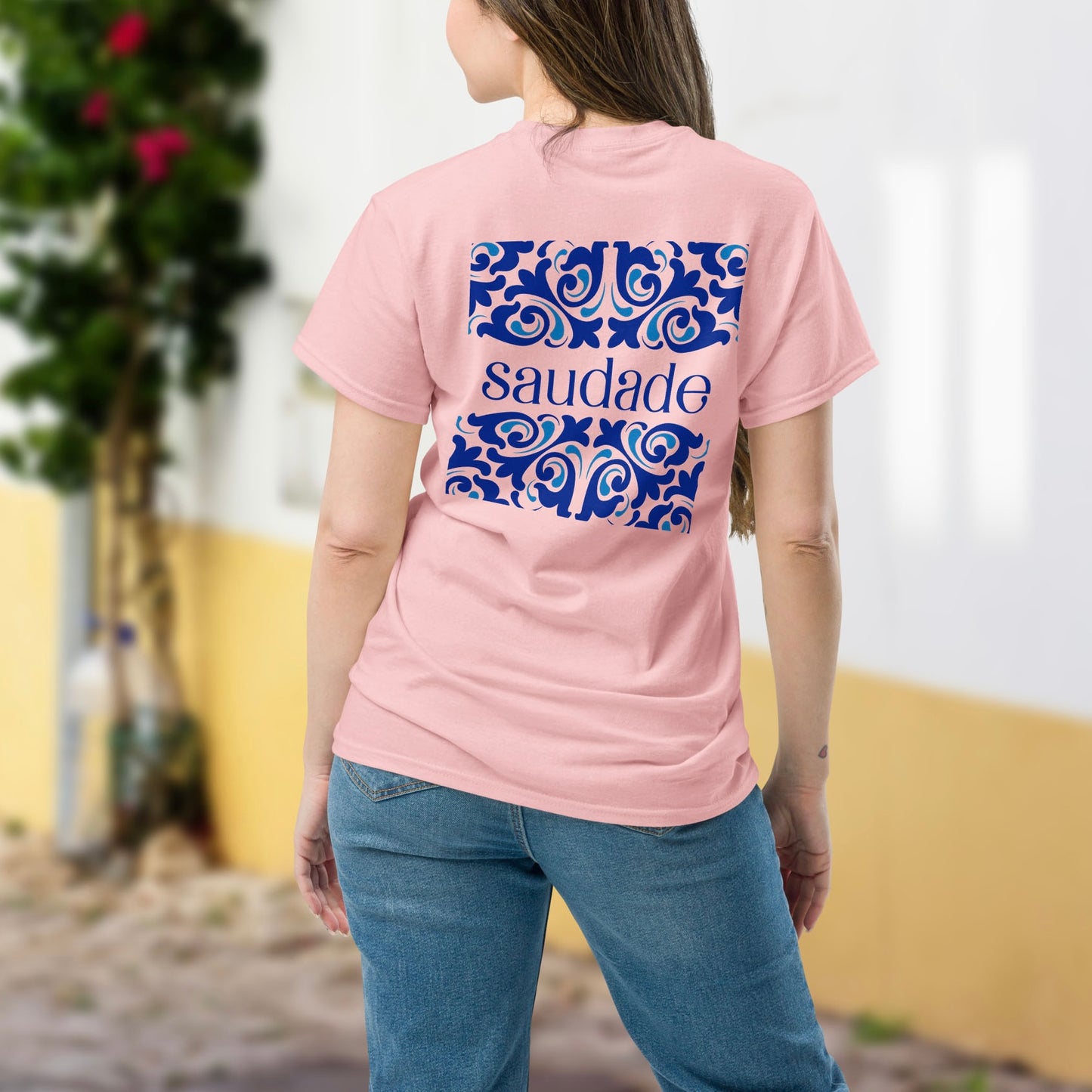 T-shirt brodé « Azulejo Saudade »