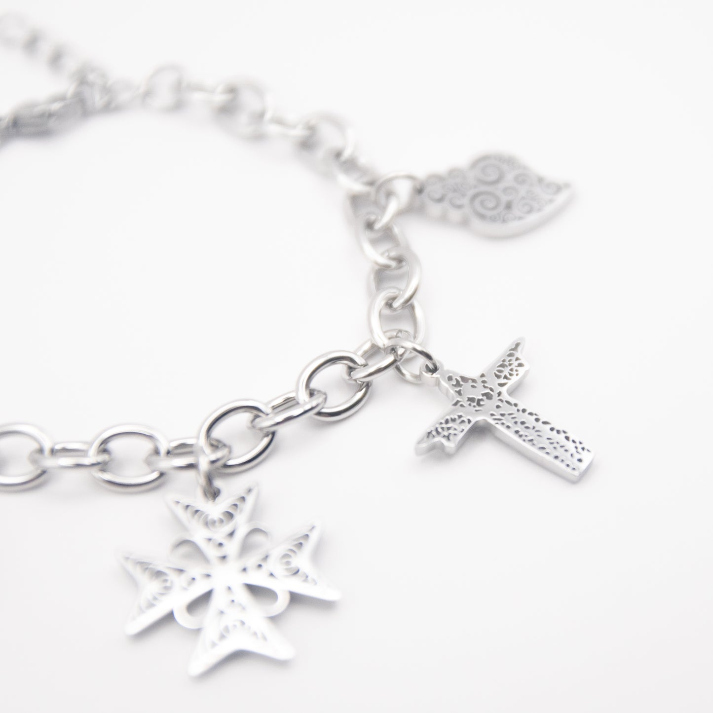 Bracelet "Portuguesa" en acier inoxydable