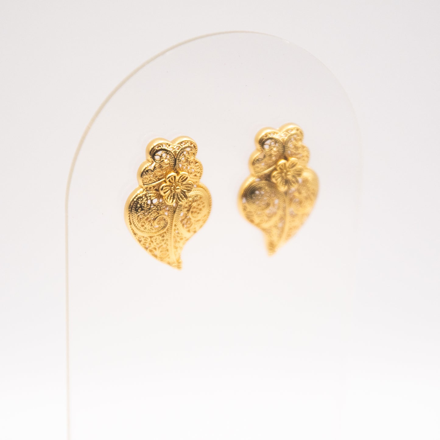 Boucles d'oreilles "Coeur de Viana" traditionnelles