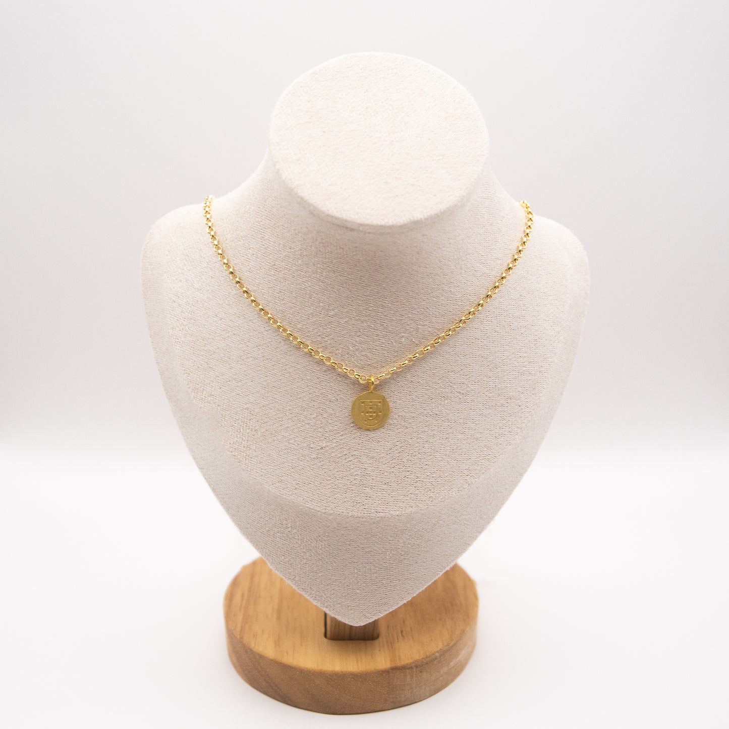 Collier "Ecusson Portugal" en argent plaqué or - Edition limitée