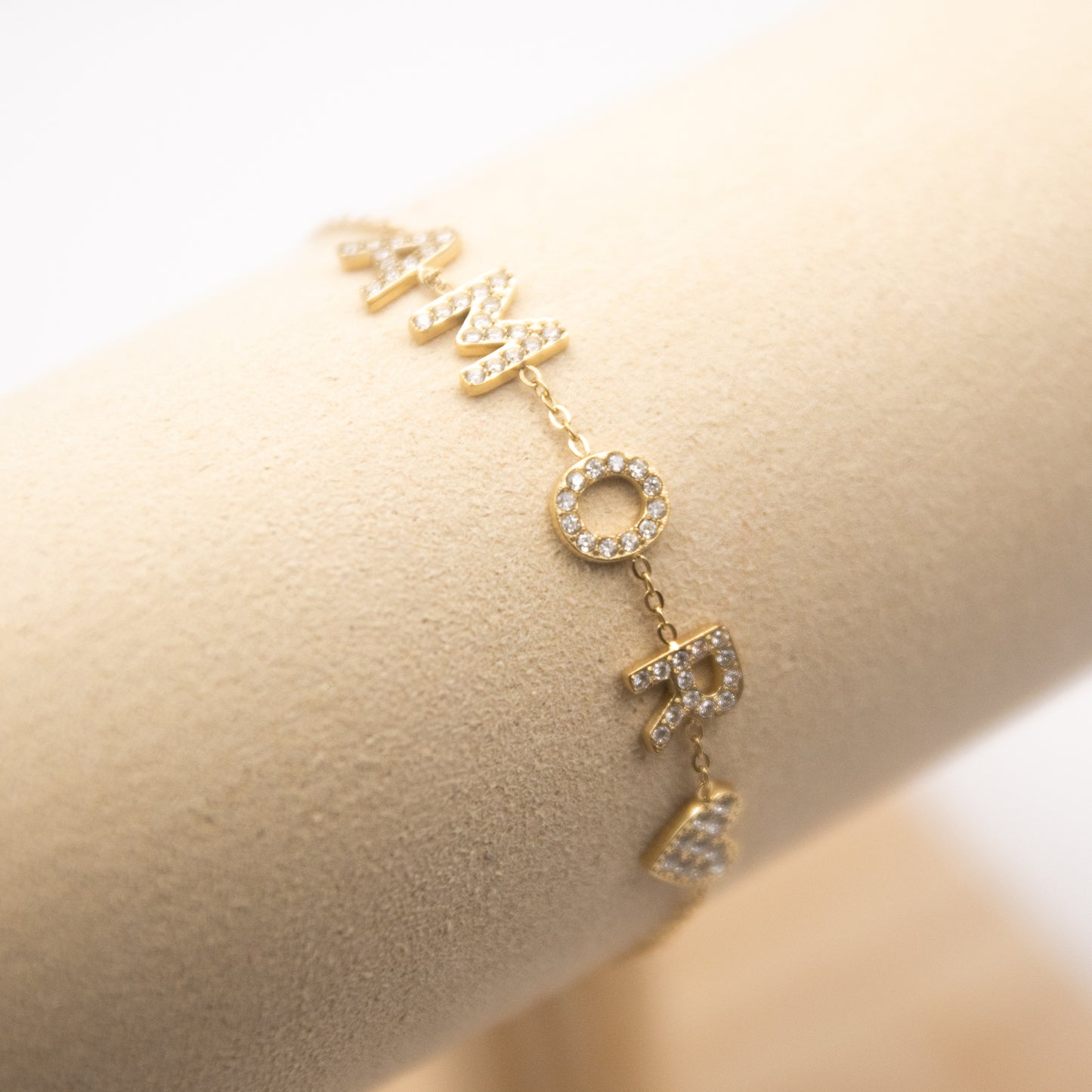 Bracelet "Amor" en acier inoxydable