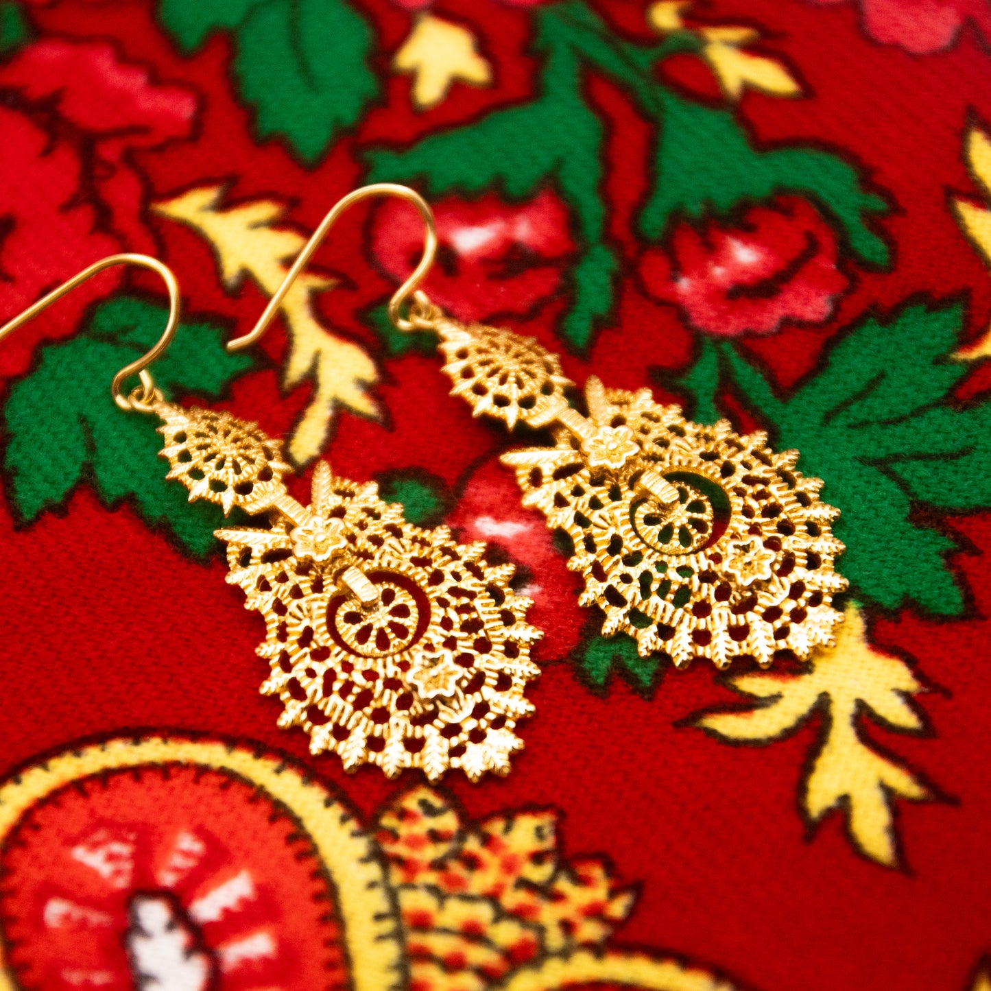 Boucles d'oreilles "Rainha" traditionnelles