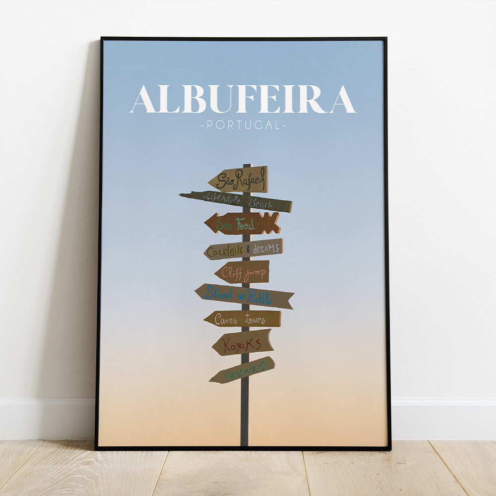 Affiche "Albufeira" - PDF à imprimer