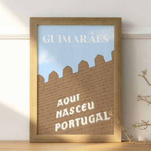 Affiche "Aqui Nasceu Portugal"
