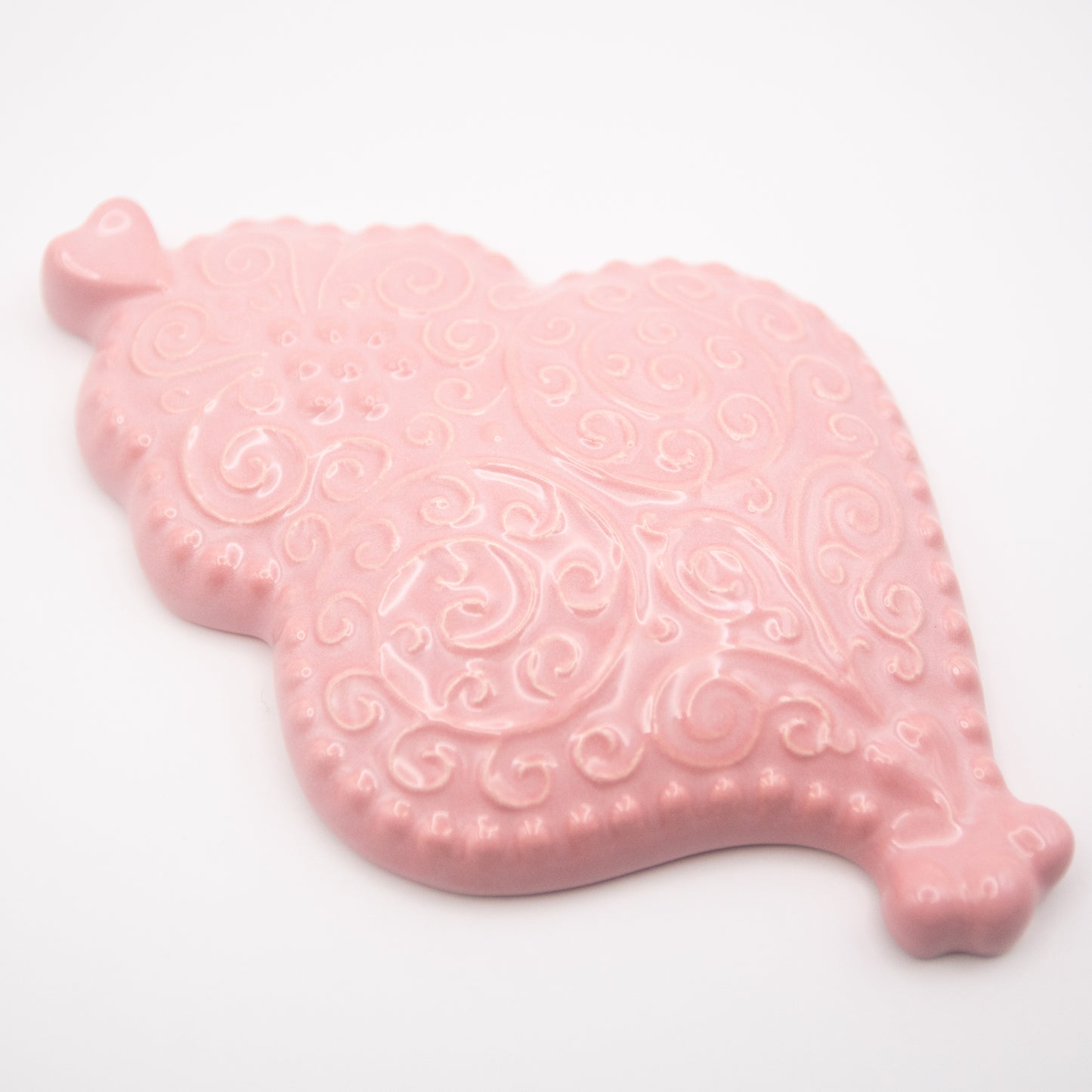 Coeur de Viana en céramique rose