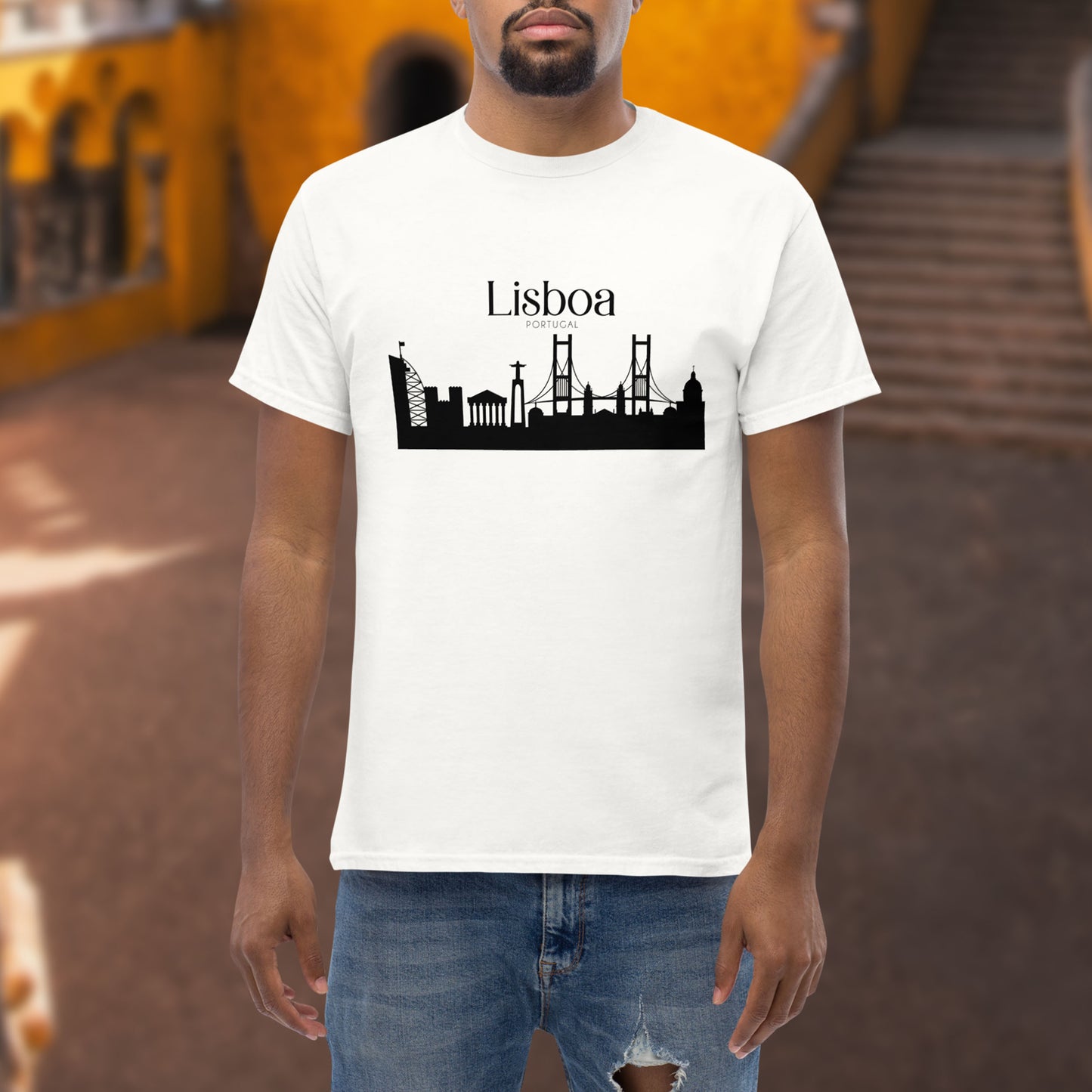 T-shirt « Skyline Lisbonne »
