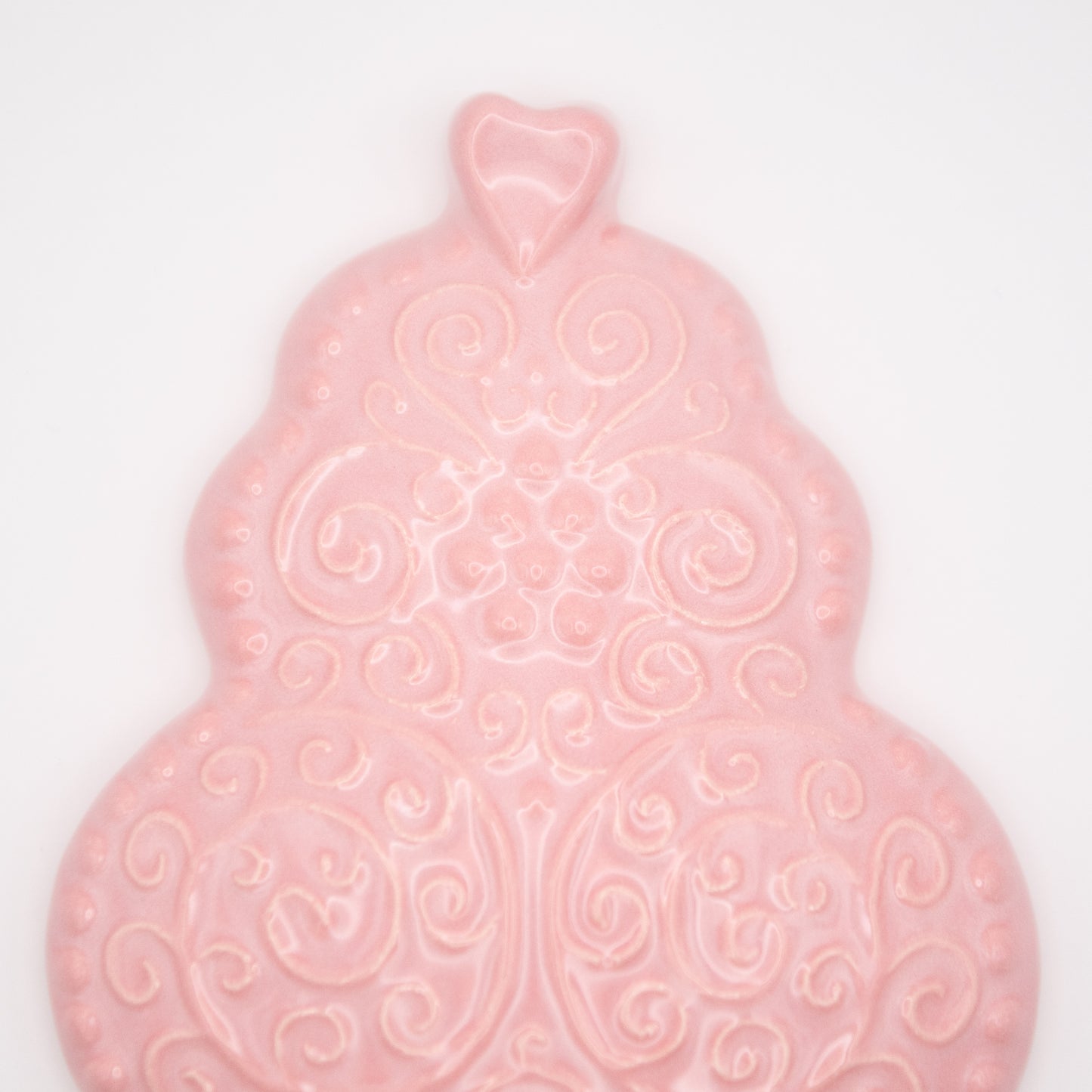 Coeur de Viana en céramique rose