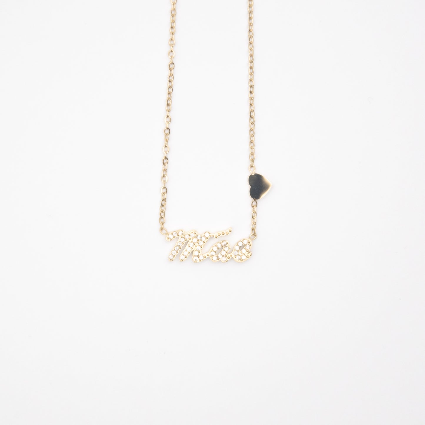 Collier "Mãe" en acier inoxydable