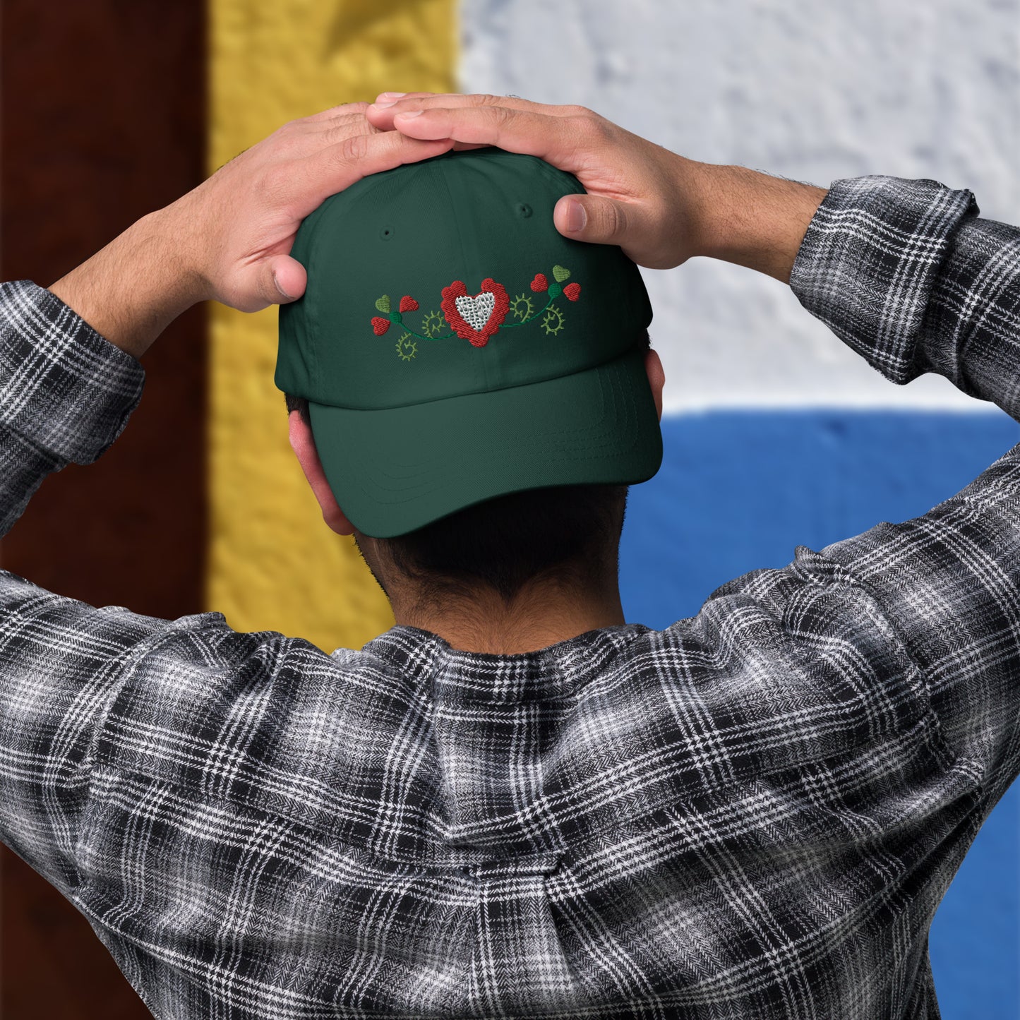 Casquette brodée « Flor de Viana »