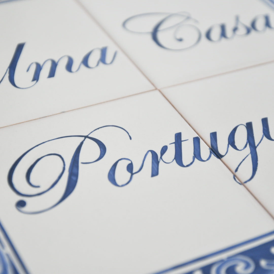 Azulejos peints à la main "Uma Casa Portuguesa"