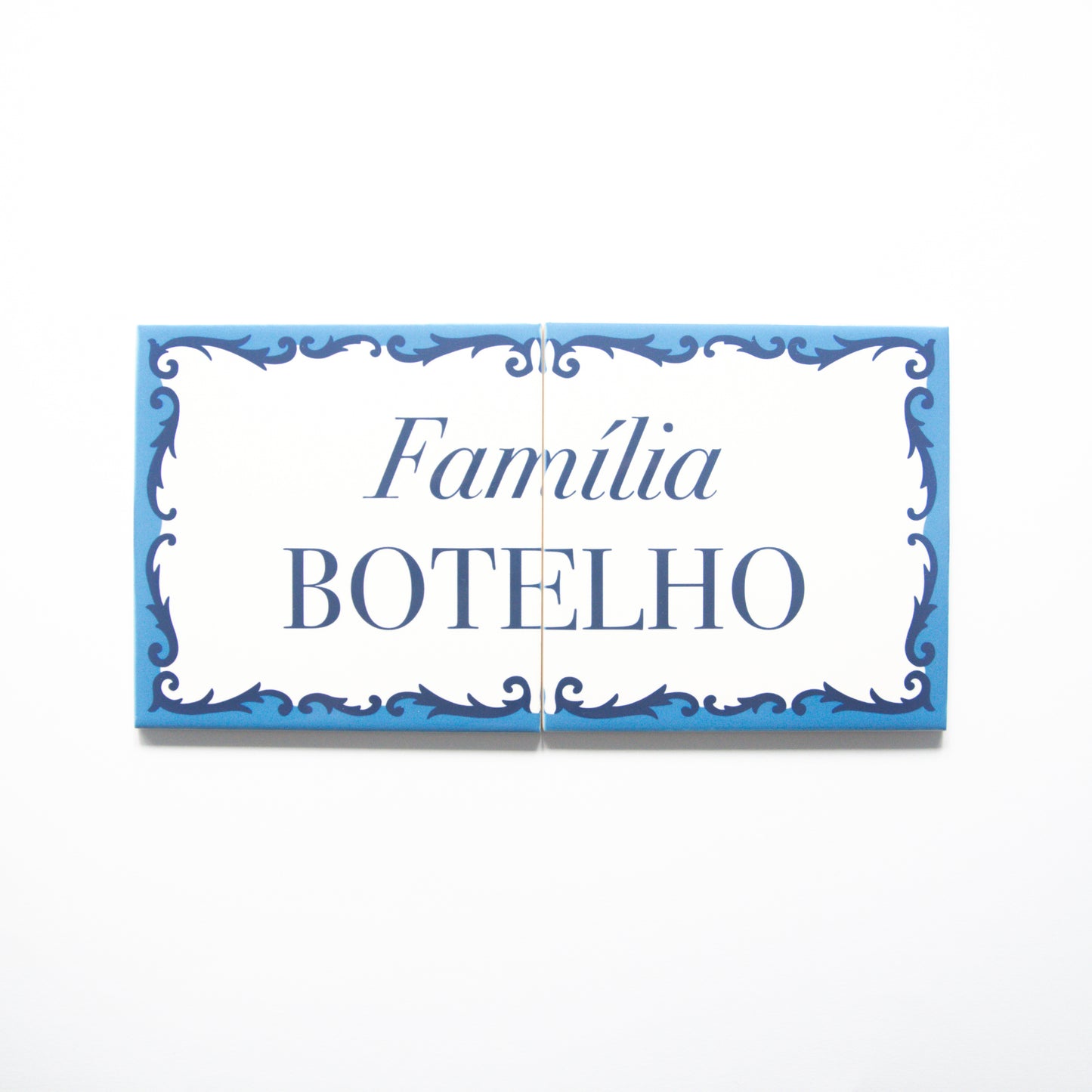 Azulejos « Família portuguesa » personnalisable