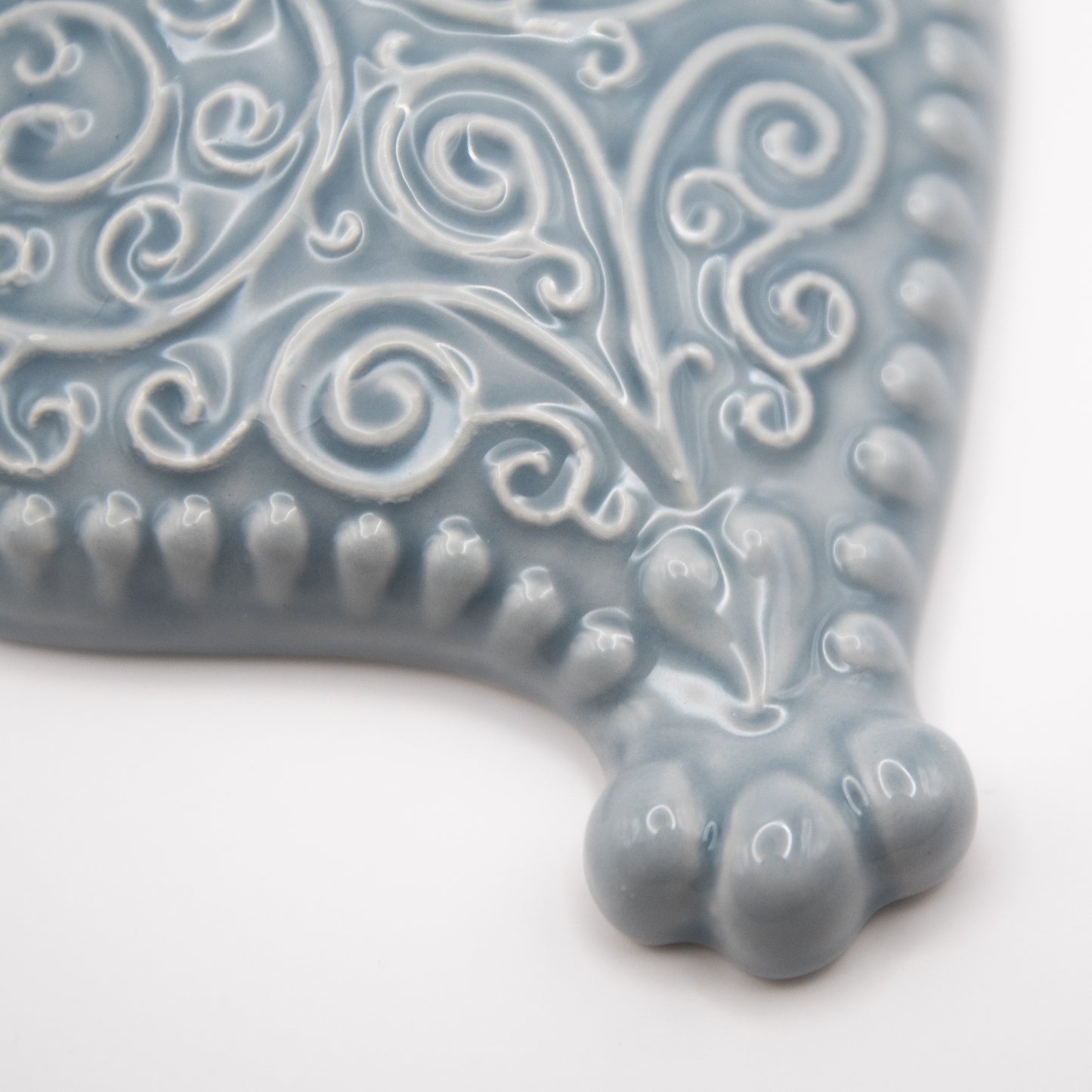 Coeur de Viana en céramique gris