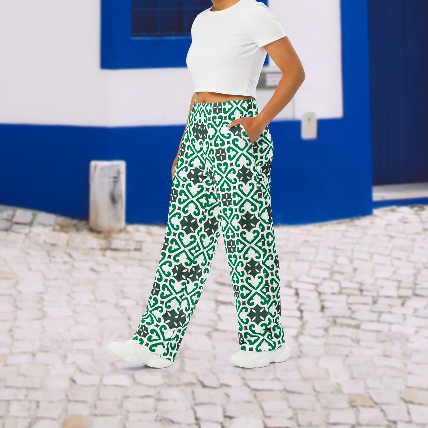 Pantalon large « Azulejos de Fafe »