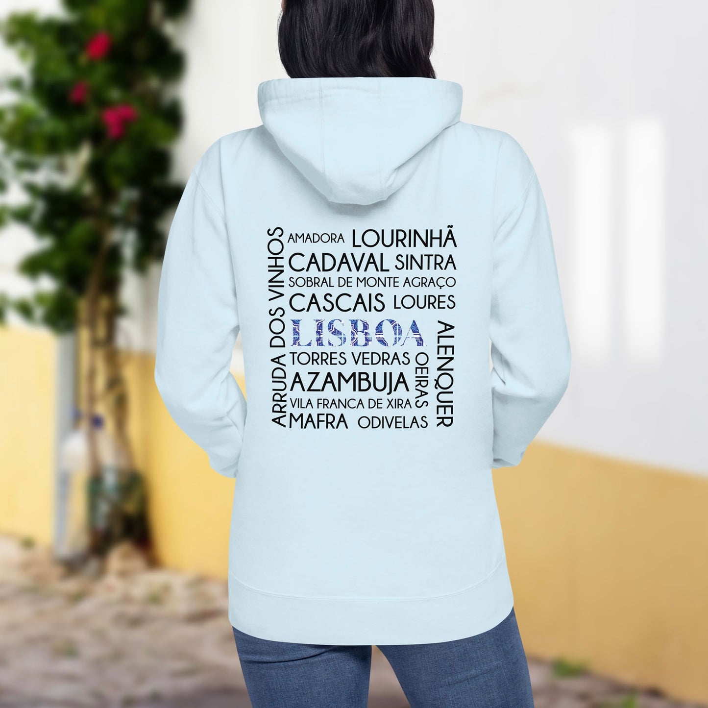 Sweat à capuche « District Lisboa »