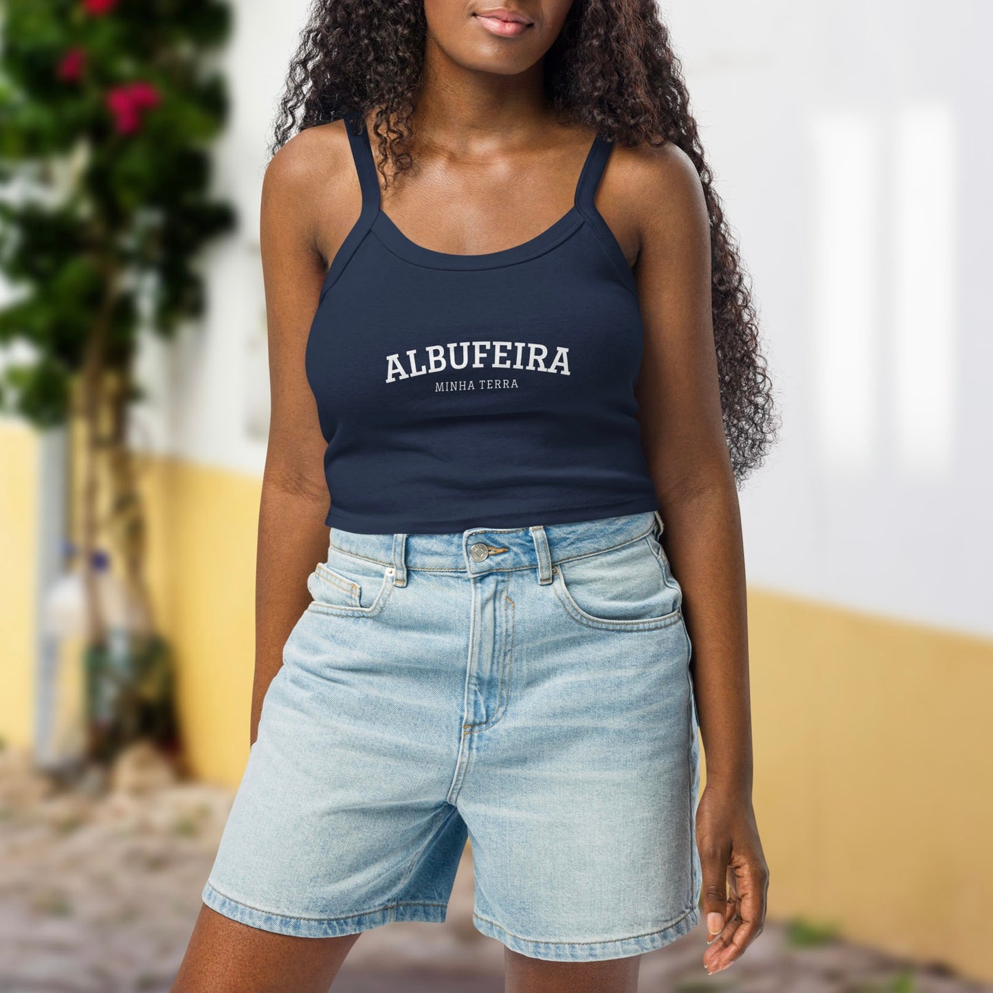 Débardeur côtelé « Minha Terra » personnalisable