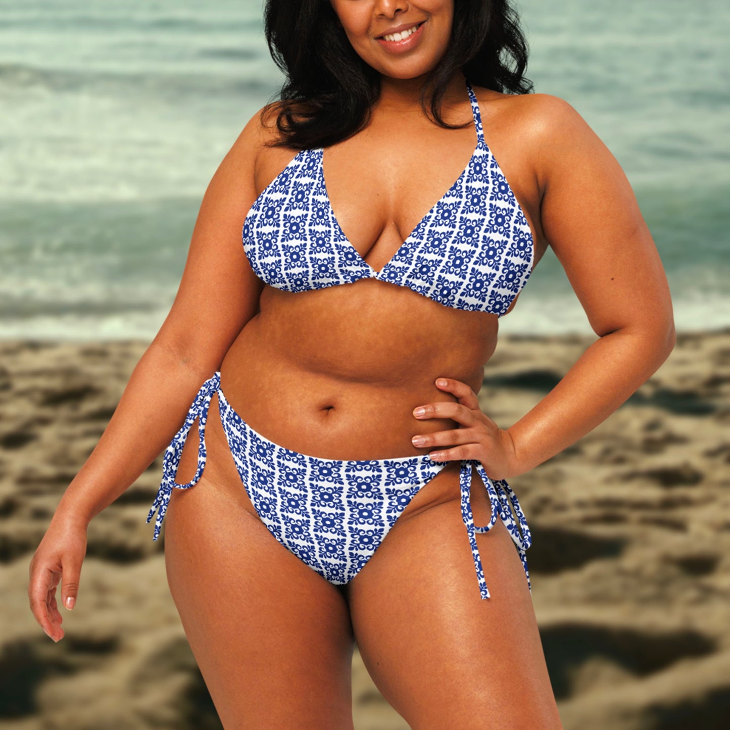 Haut de bikini « Azulejos d’Évora »