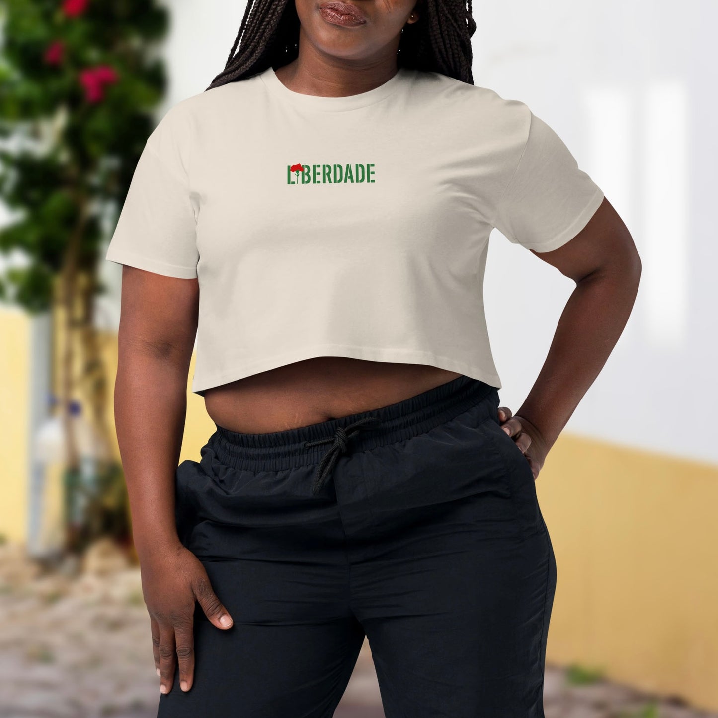 Crop top « Liberdade »