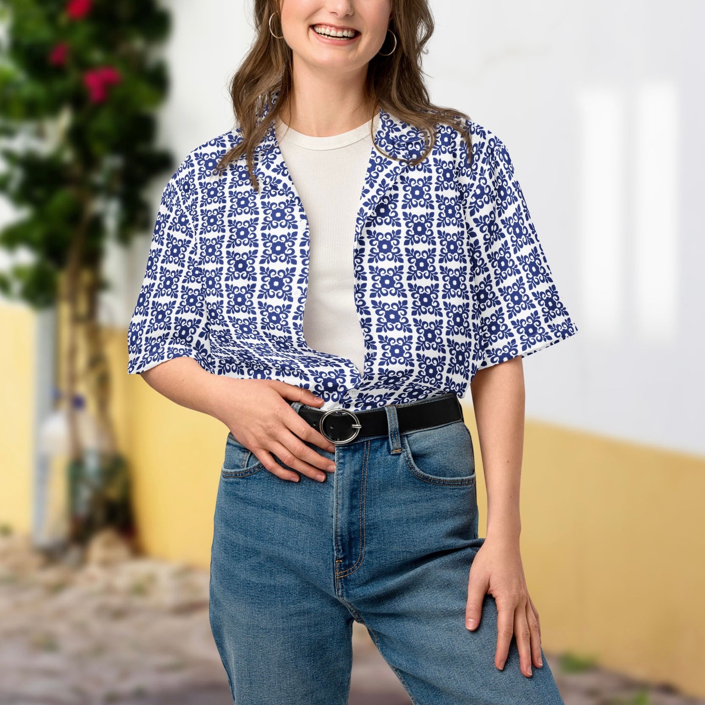 Chemise « Azulejos d’Évora »