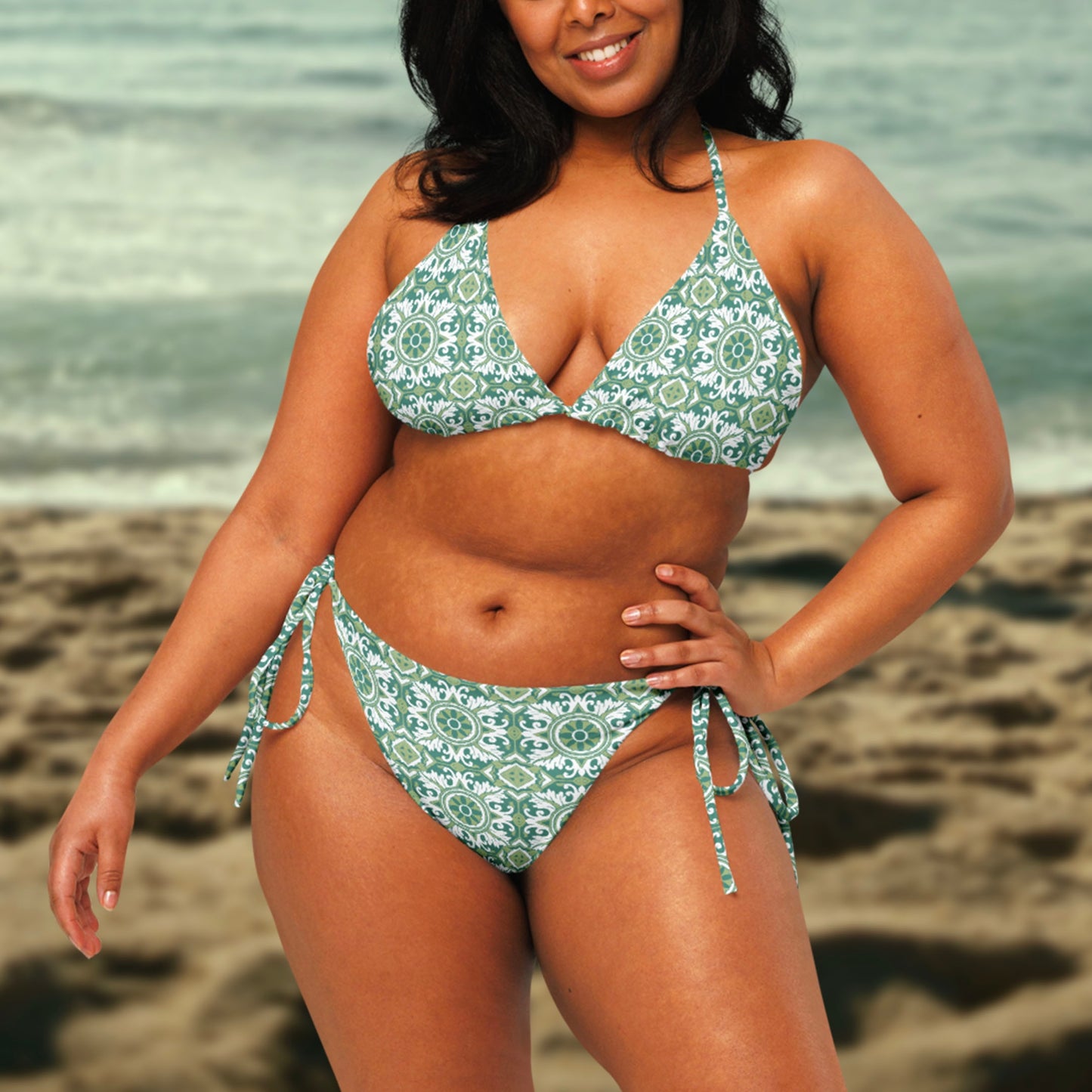 Haut de bikini « Azulejos de Tavira »