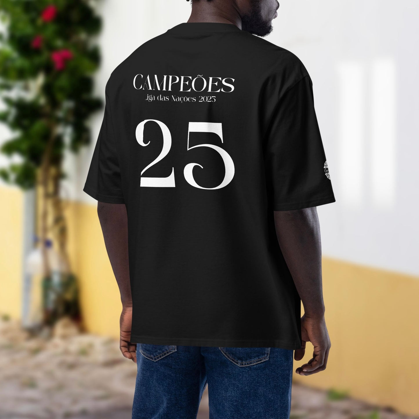 T-shirt oversize « Campeões - Liga das Nações 2025 » - Édition limitée