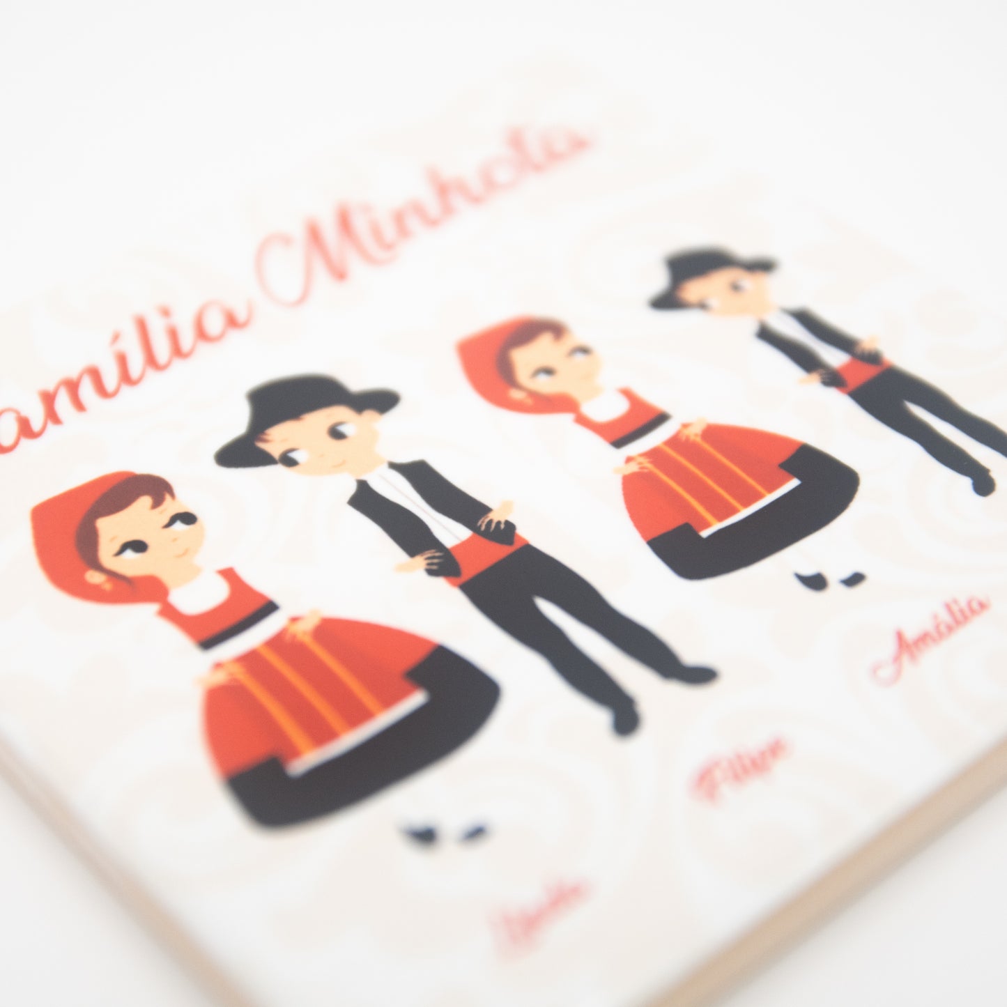 Azulejo « Família Minhota » personnalisable