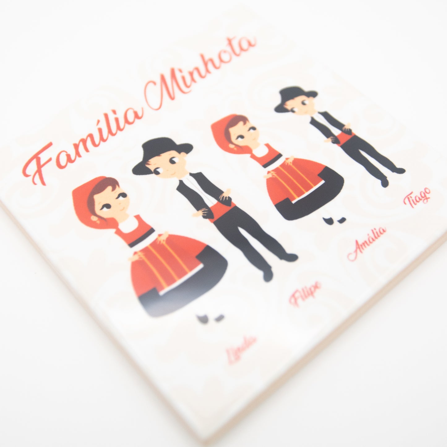 Azulejo « Família Minhota » personnalisable