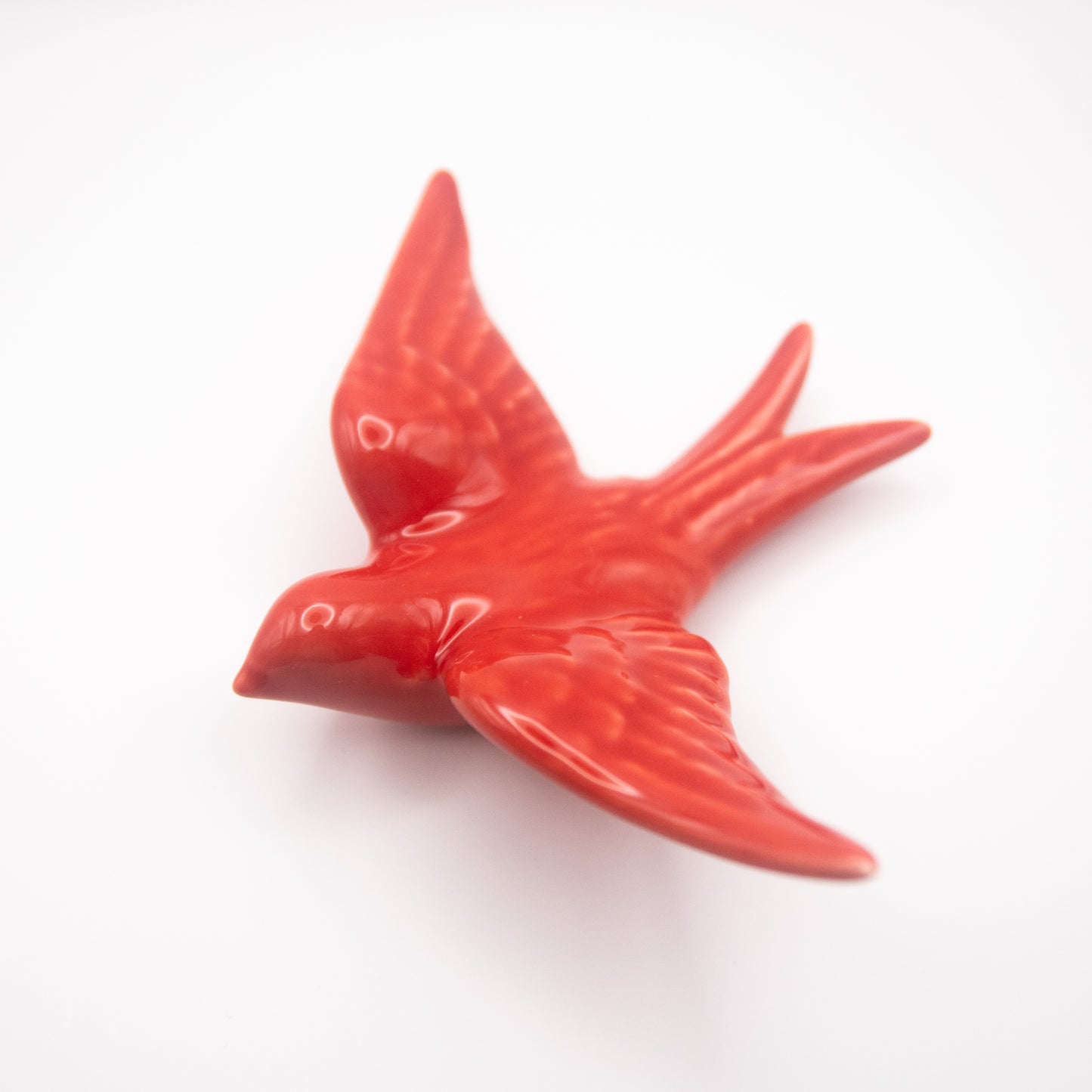 Hirondelle en céramique rouge - Édition limitée