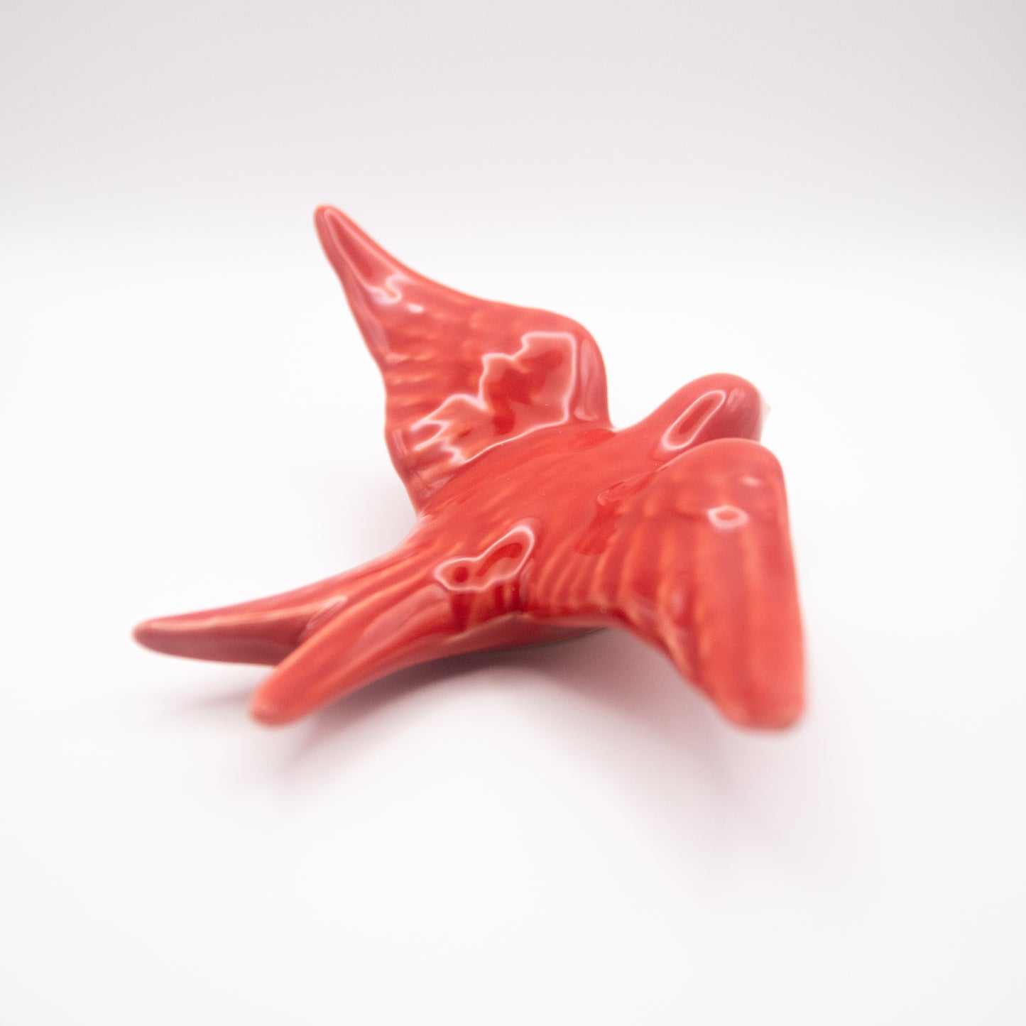 Hirondelle en céramique rouge - Édition limitée