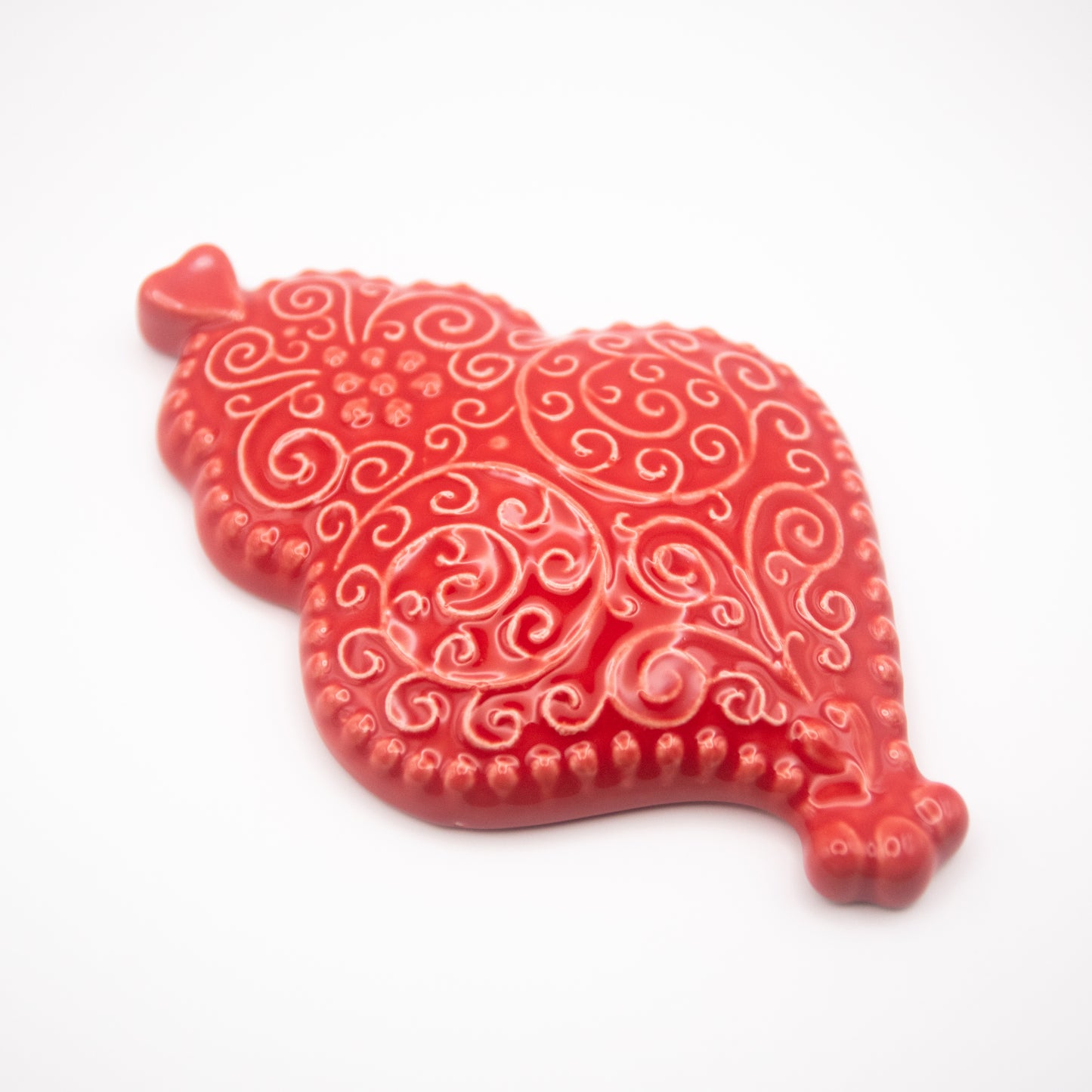 Coeur de Viana en céramique rouge