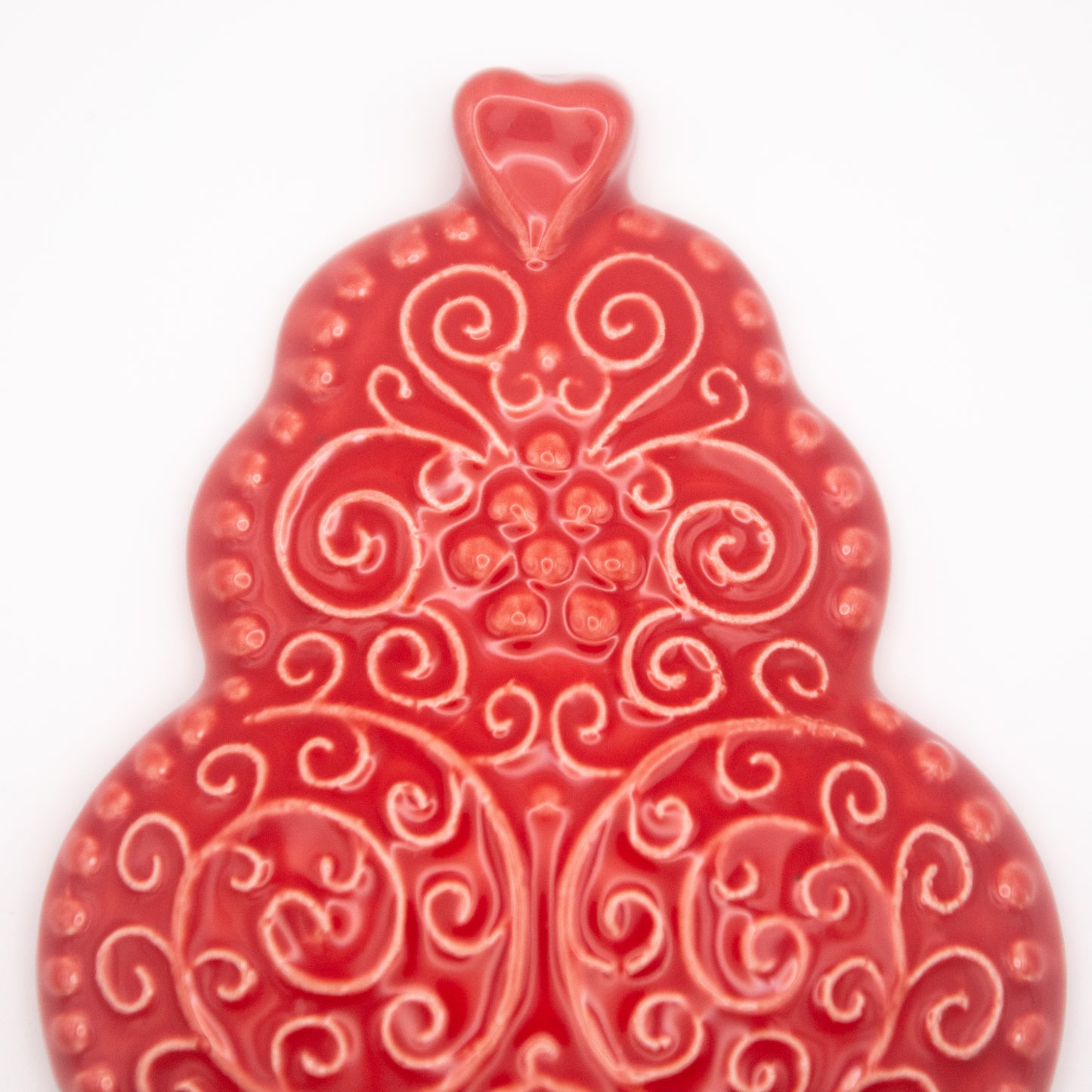 Coeur de Viana en céramique rouge