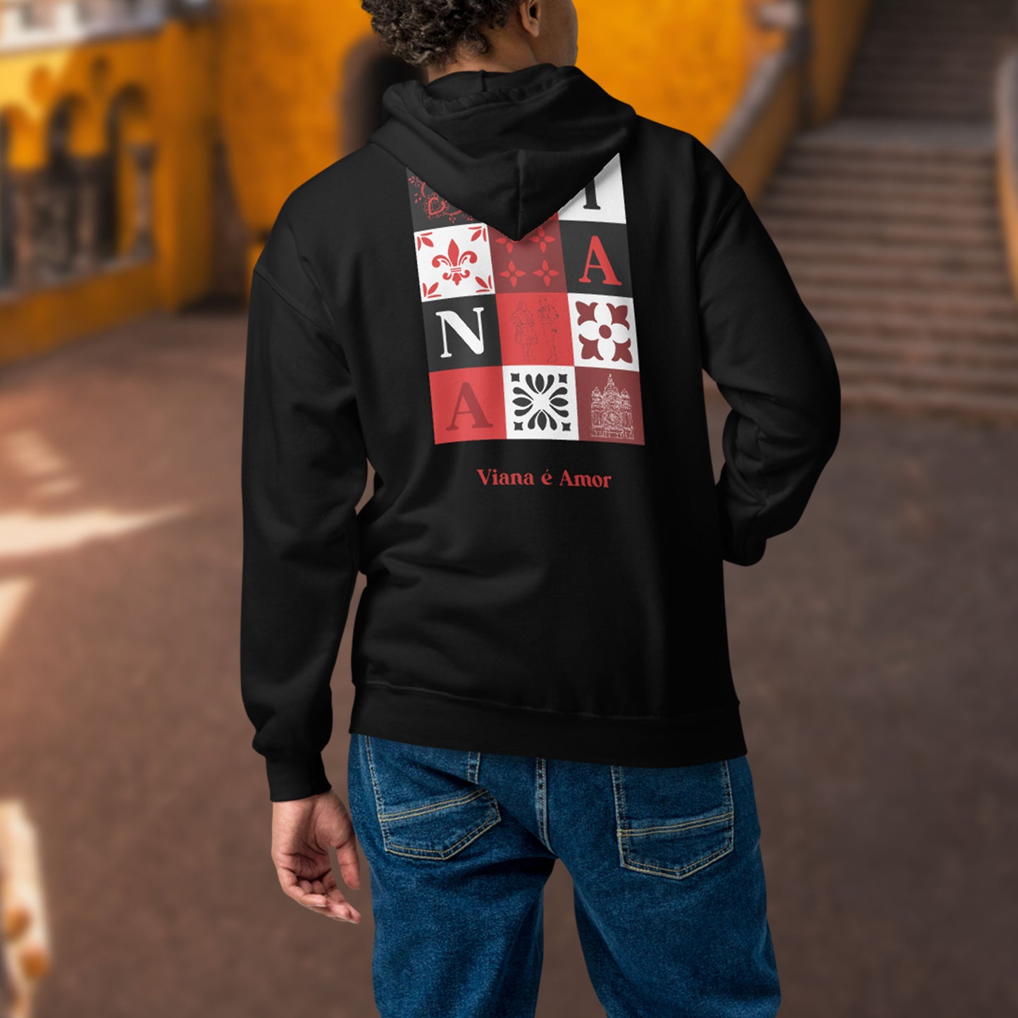 Veste à capuche « Viana é Amor »