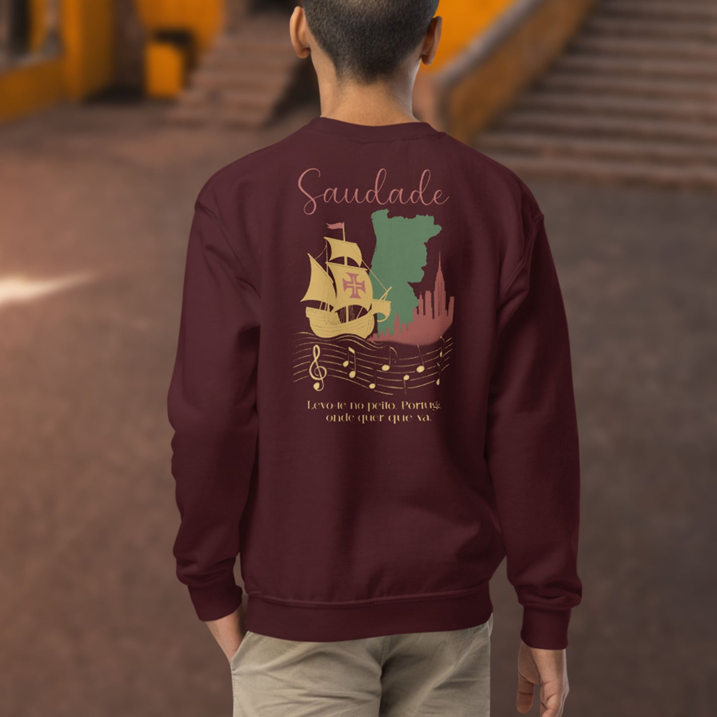 Sweat enfant « Levo-te no peito »