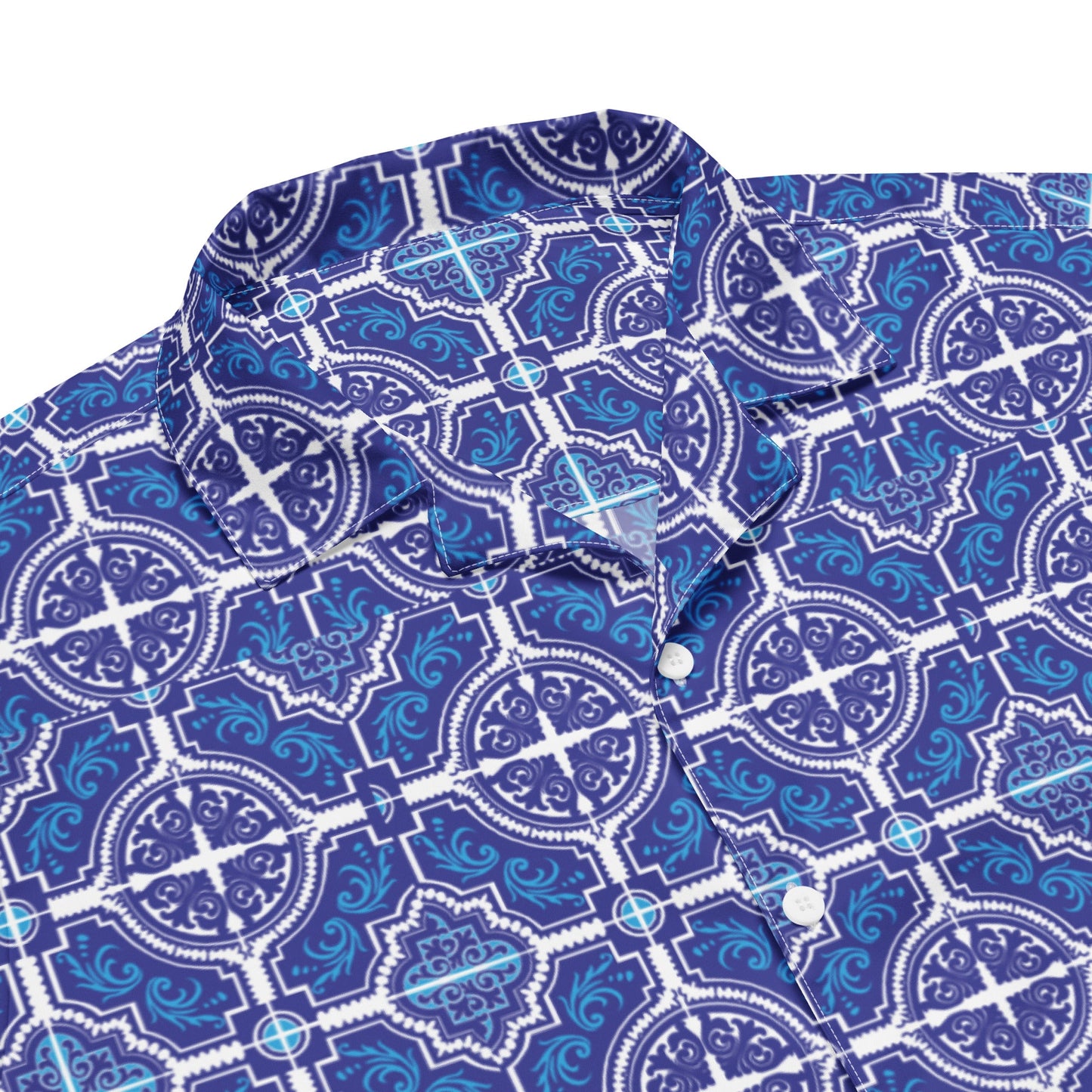 Ensemble chemise + short de bain « Azulejos »