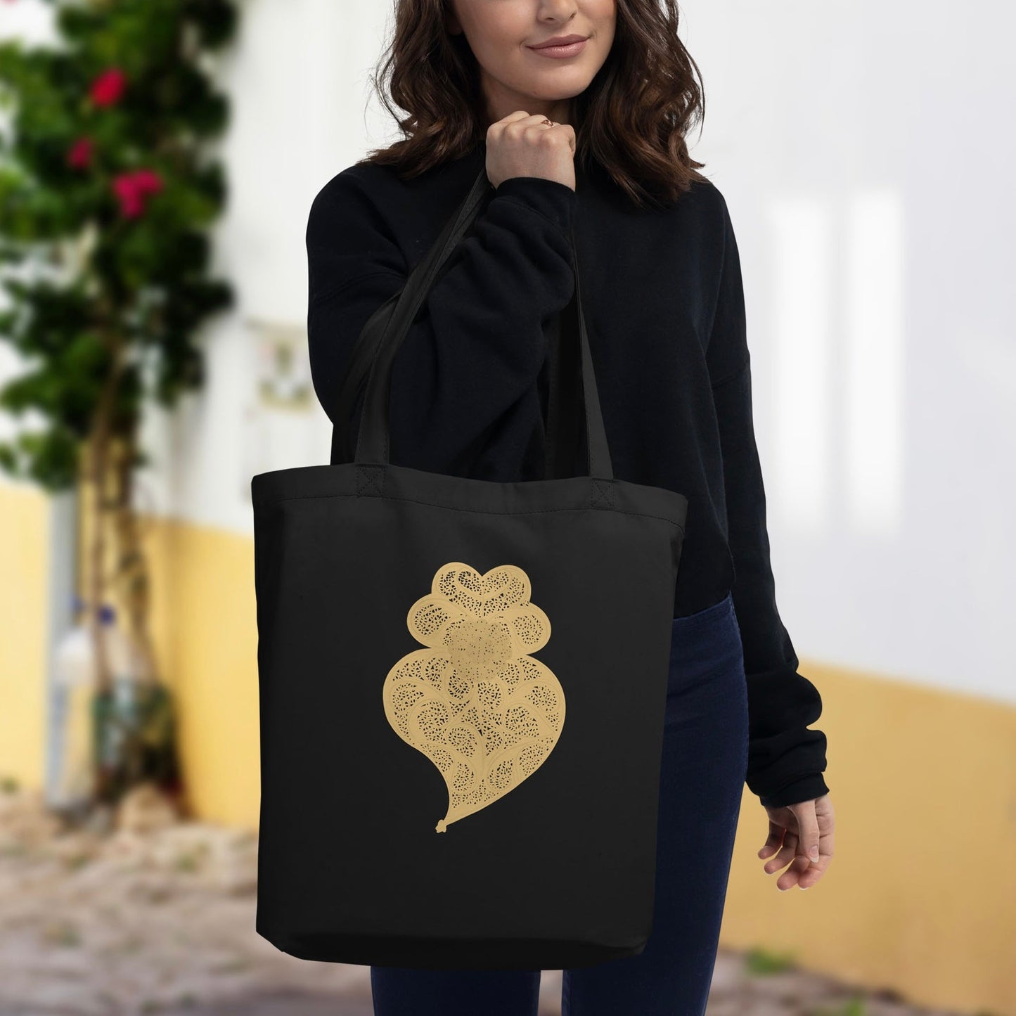 Duo de tote bag en coton bio « Viana do Castelo »