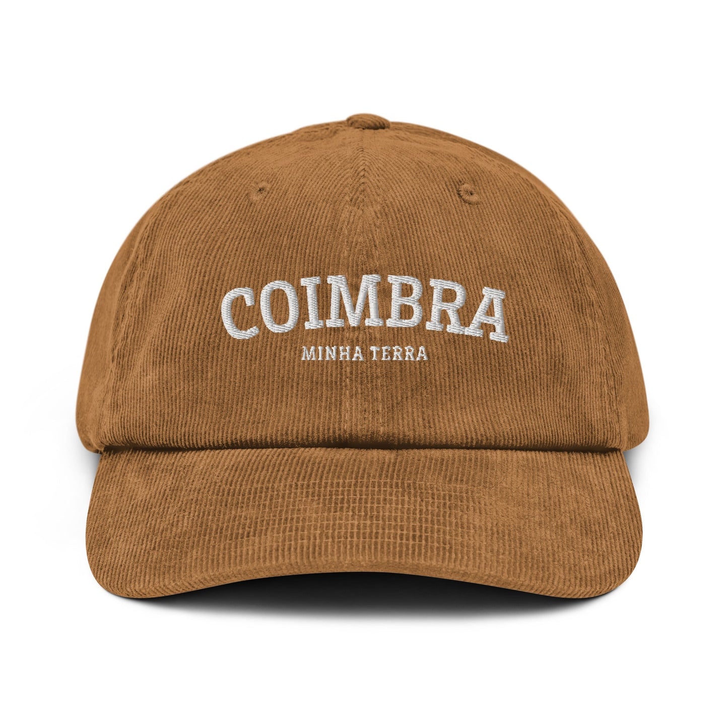 Casquette en velours côtelé brodée « Minha Terra » personnalisable