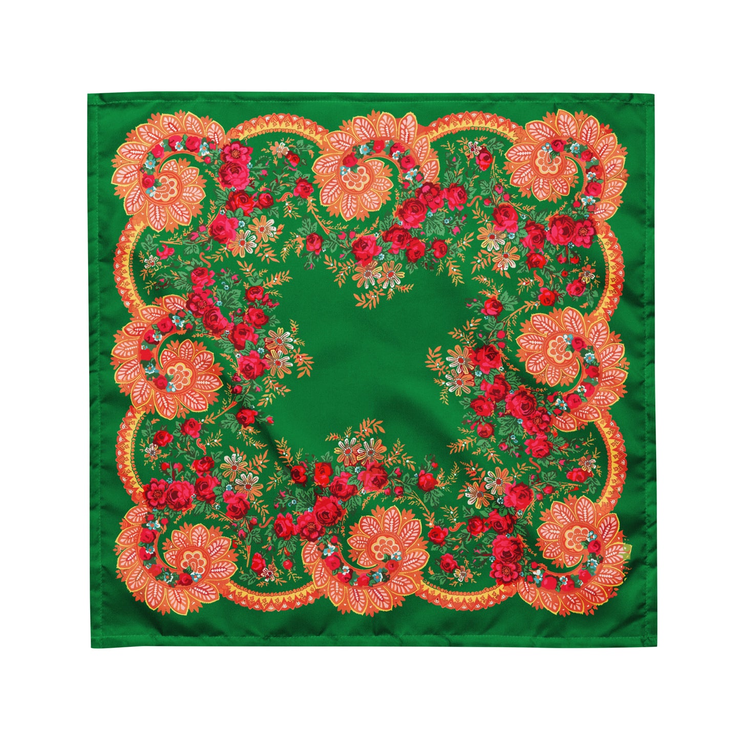Bandana « Foulard portugais Minhoto vert »