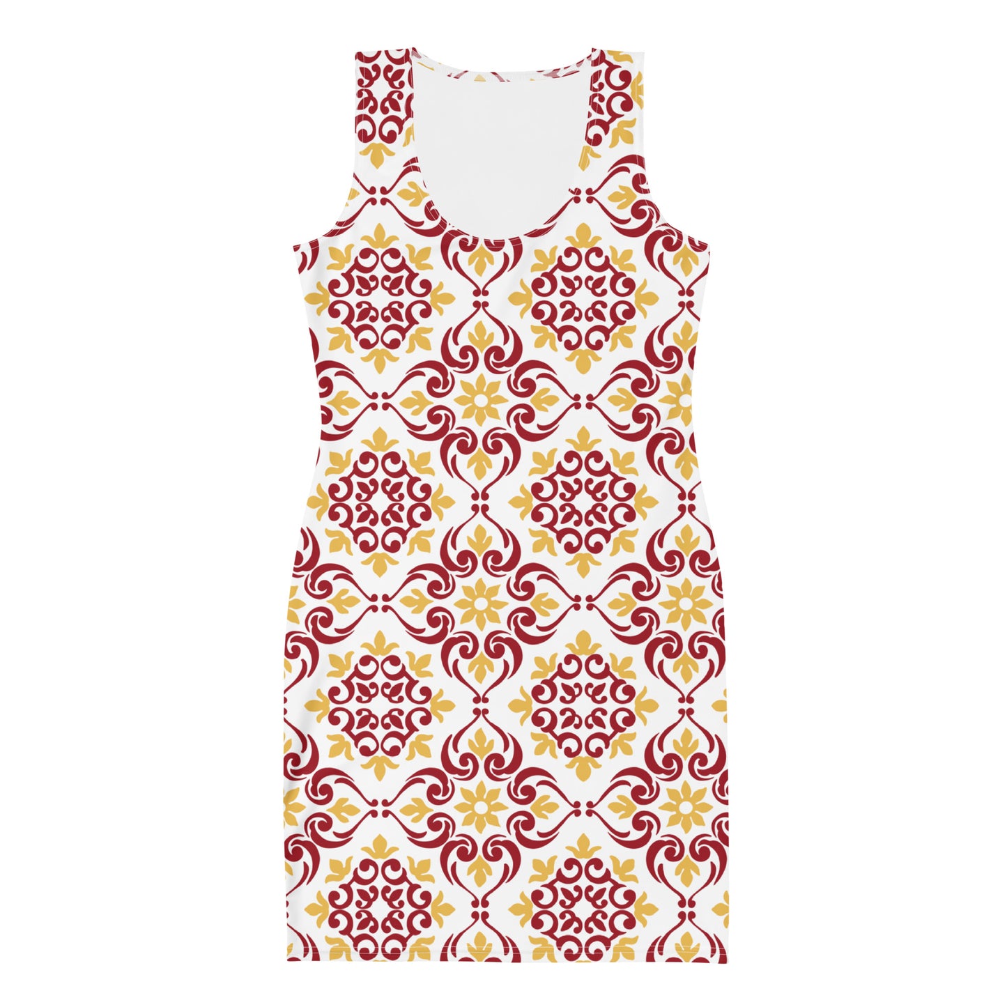 Robe moulante « Azulejos de Sintra »