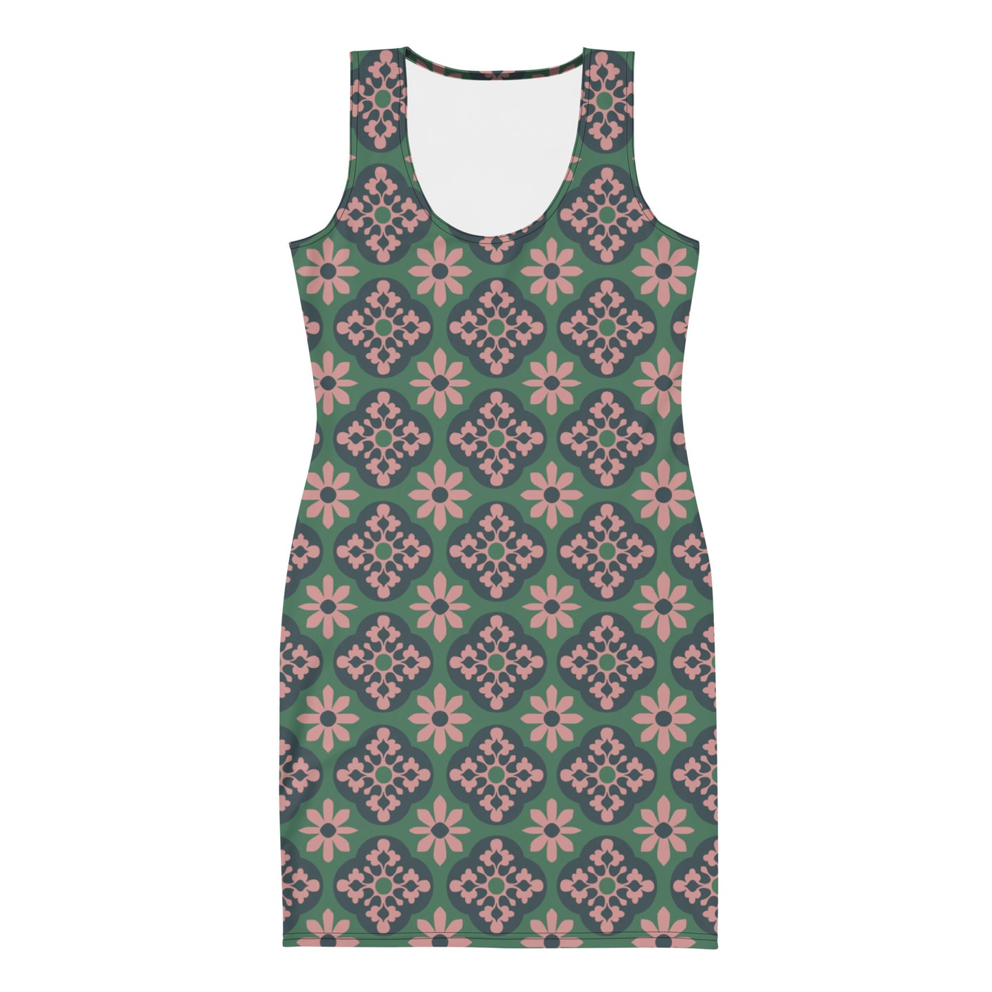 Vestido bodycon “Azulejos de Cascais”