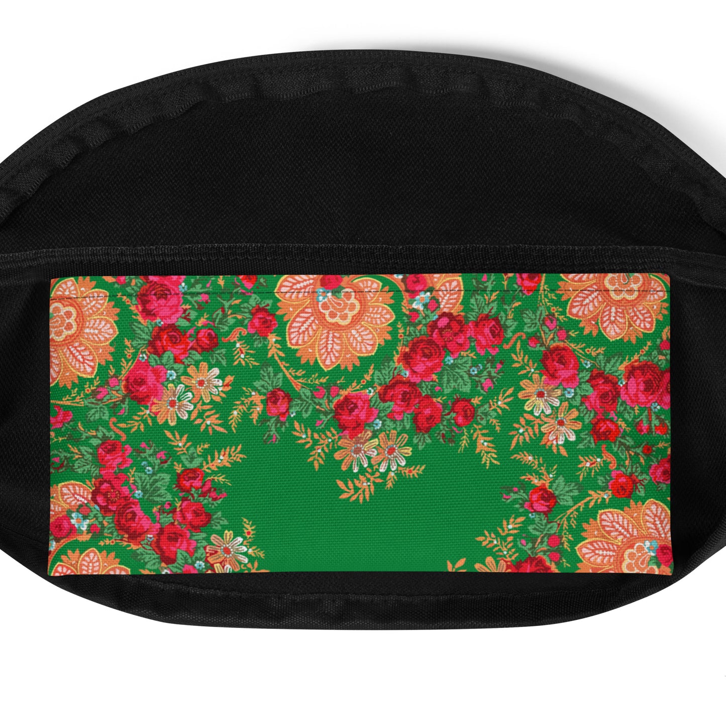 Sac Banane « Foulard portugais Minhoto vert »