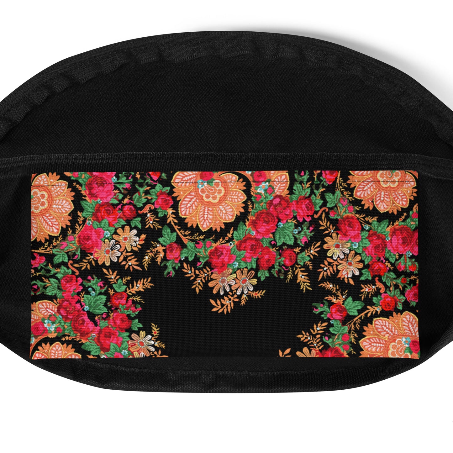 Sac Banane « Foulard portugais Minhoto noir »