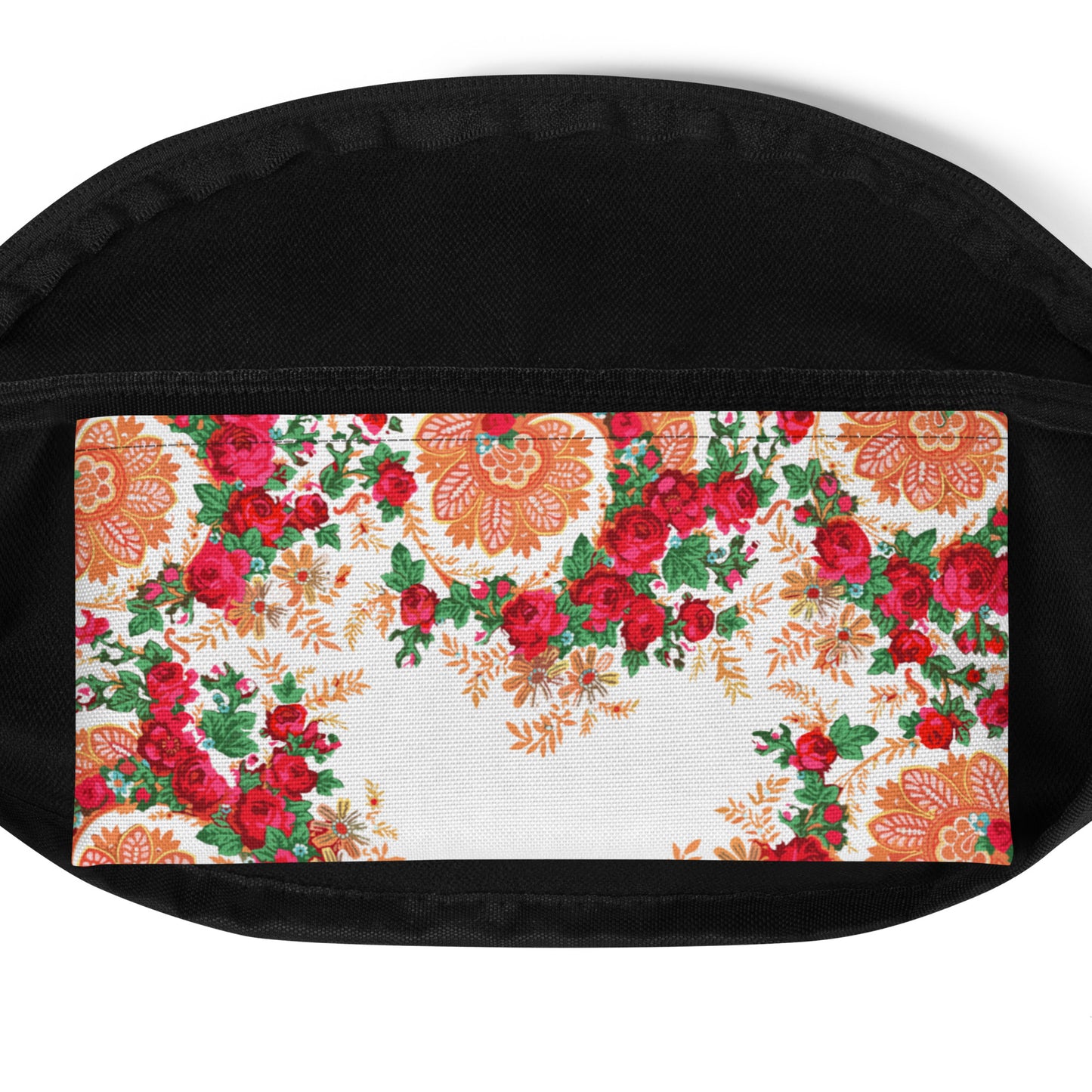 Sac Banane « Foulard portugais Minhoto blanc »