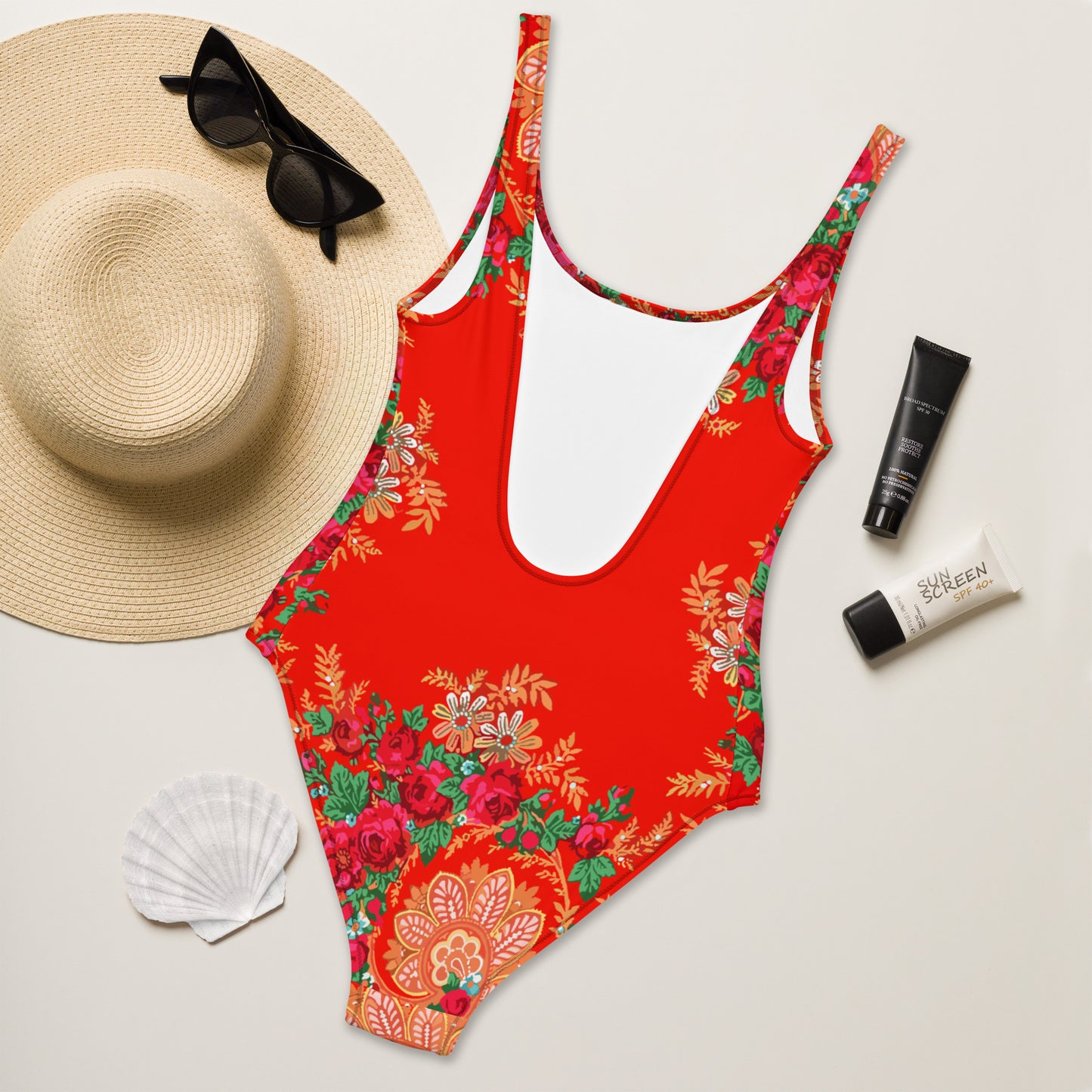 Fato de banho adulto “Lenço Português Vermelho Minhoto”