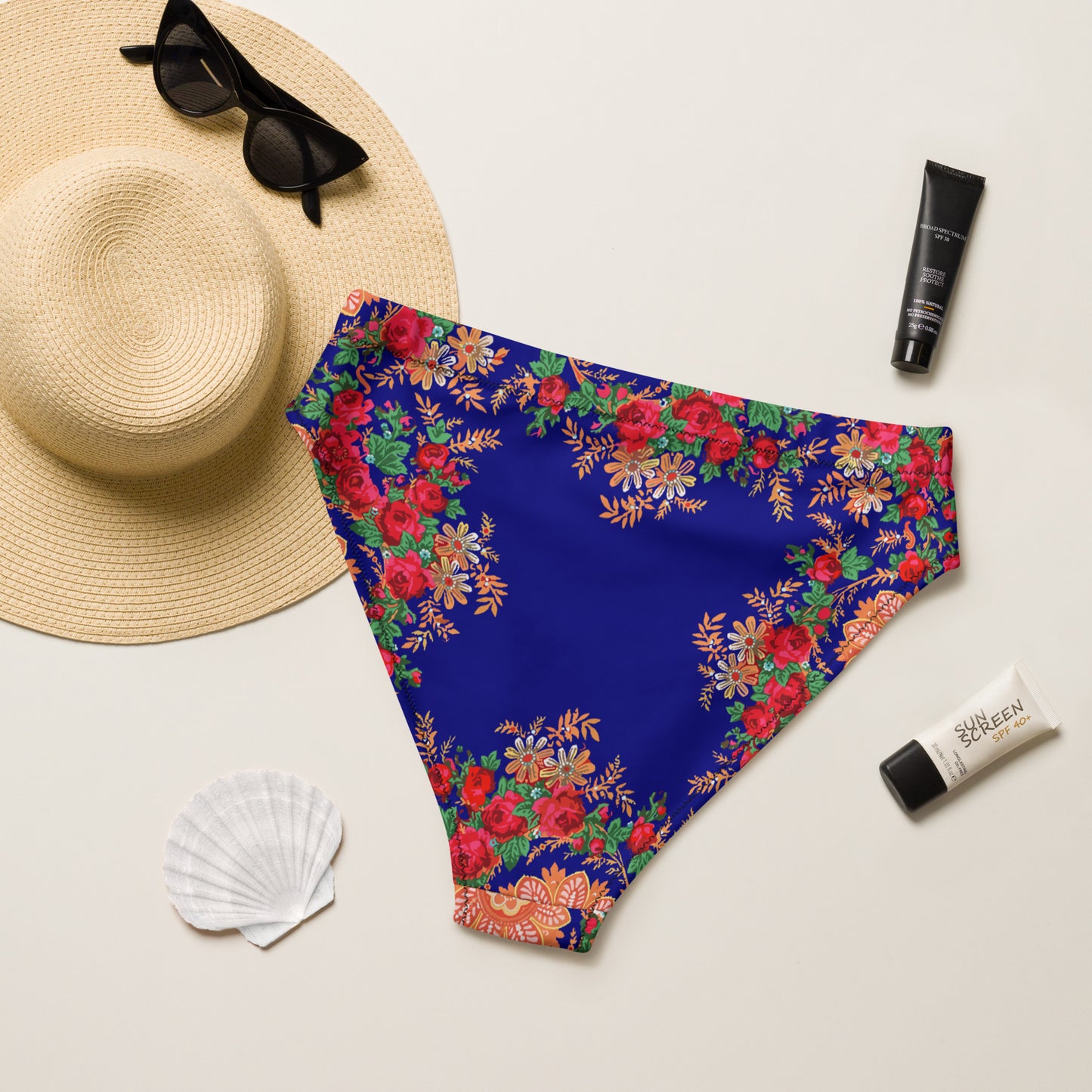 Cueca de maiô “lenço português azul do Minhoto”