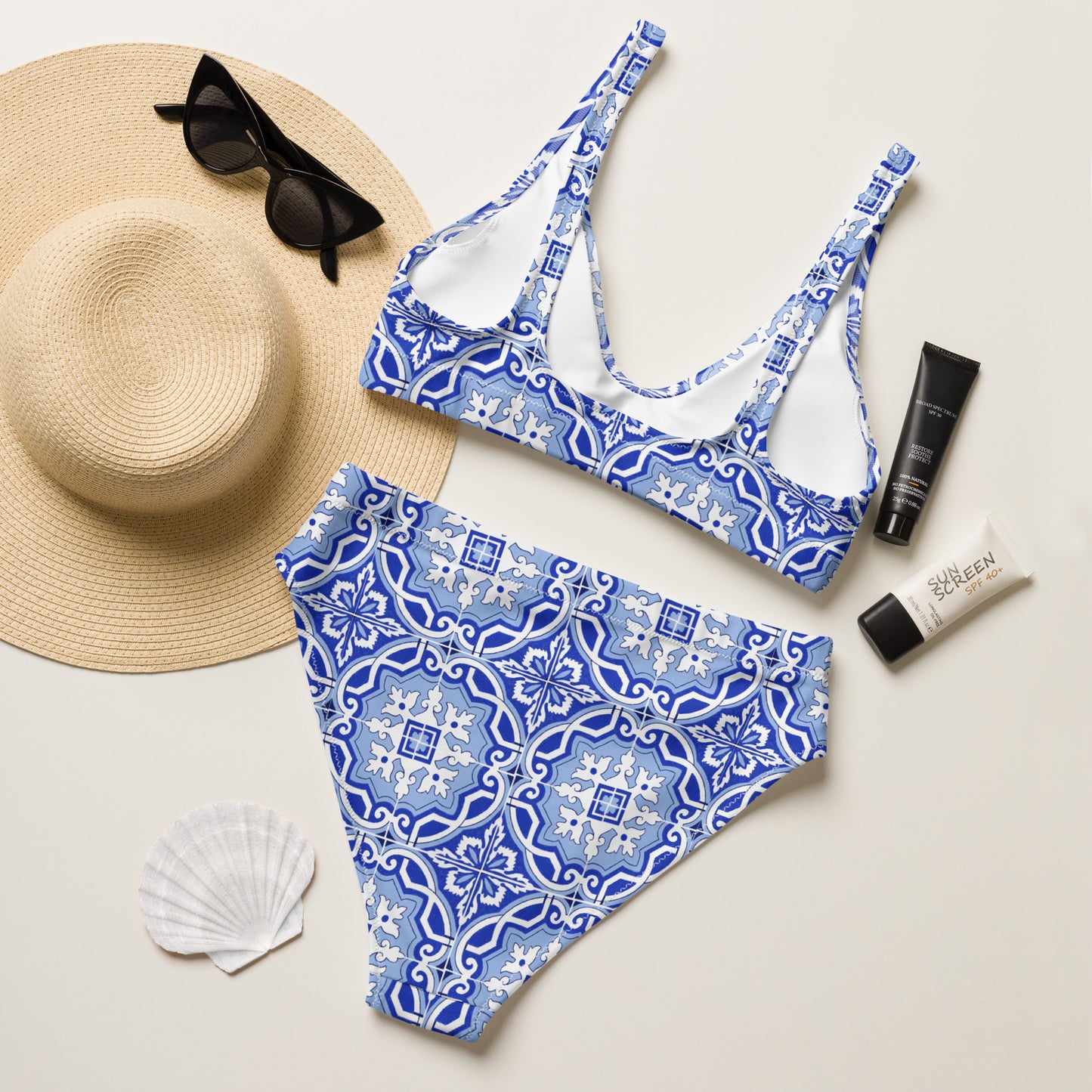 Maillot de bain 2 pièces « Azulejos de Porto »