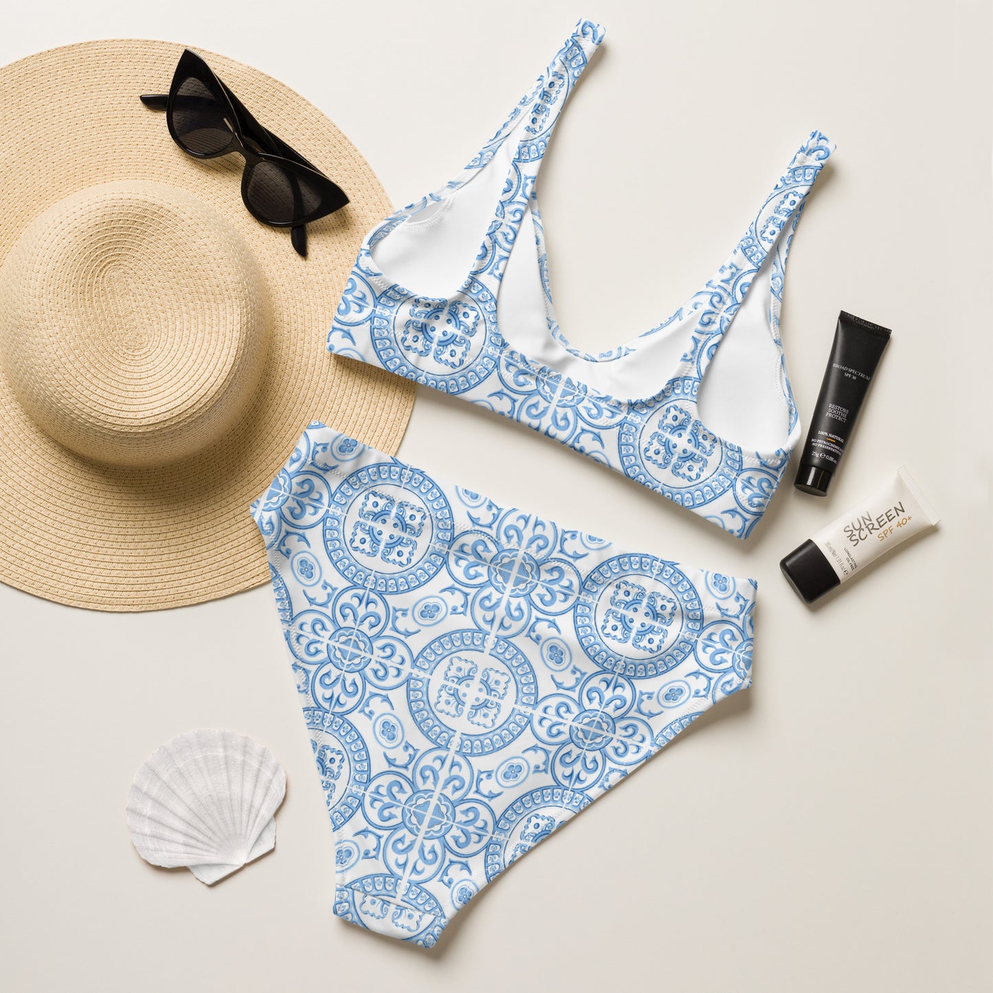 Maillot de bain 2 pièces « Azulejos de Figueira da Foz »