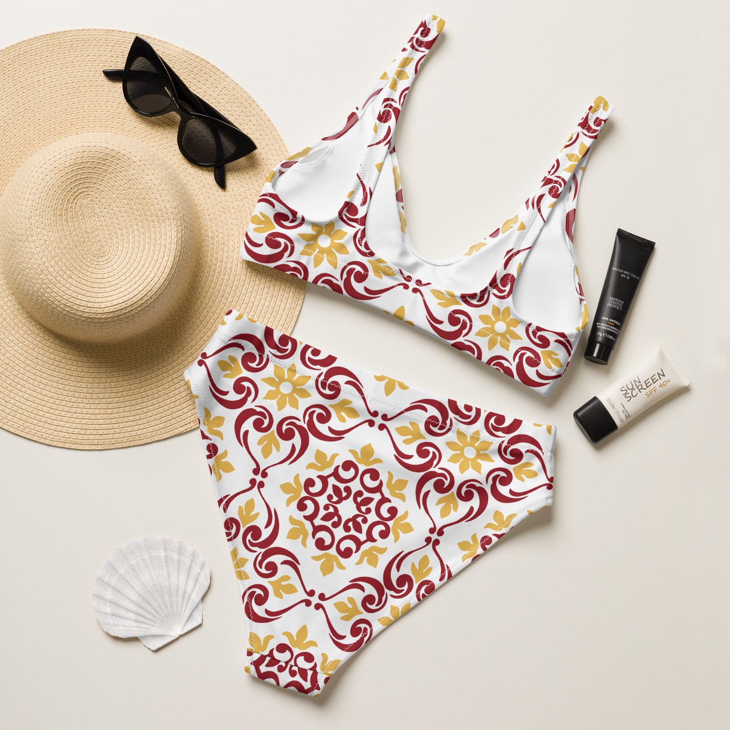 Maillot de bain 2 pièces « Azulejos de Sintra »
