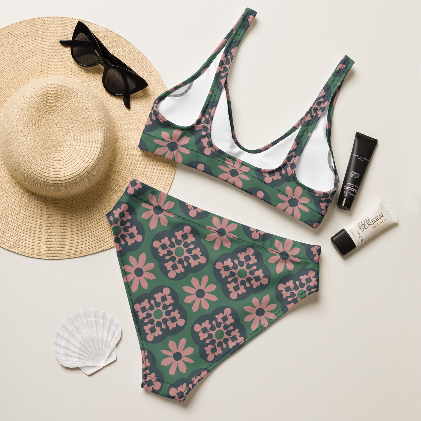 Maillot de bain 2 pièces « Azulejos de Cascais »