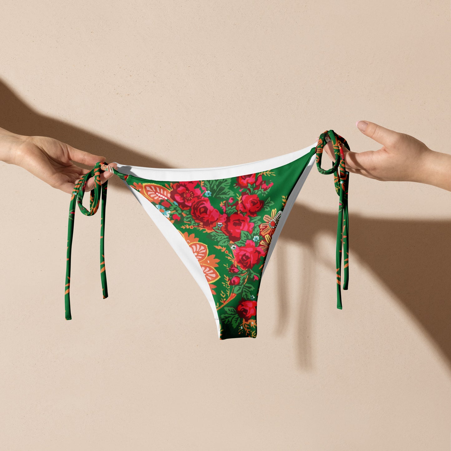 Cueca de biquíni “Lenço Português Verde Minhoto”