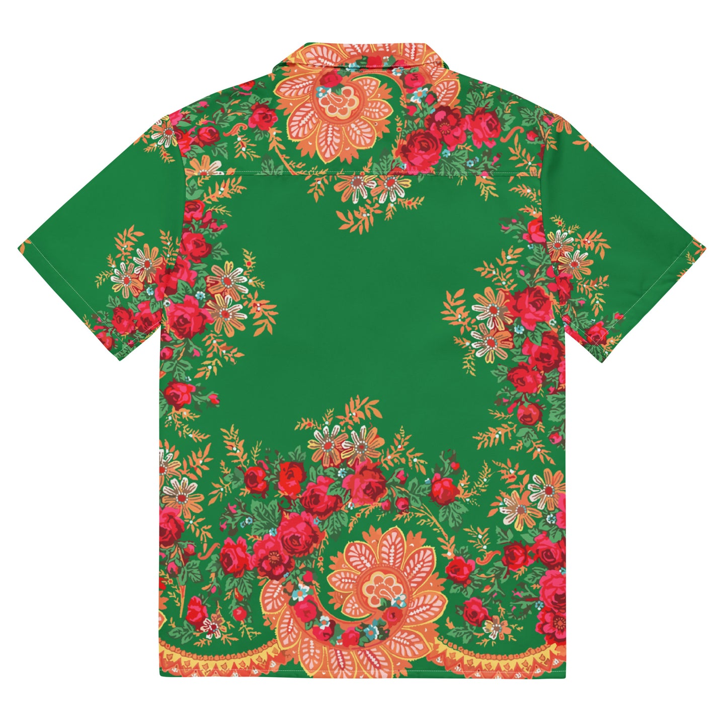 Chemise « Foulard portugais Minhoto vert »