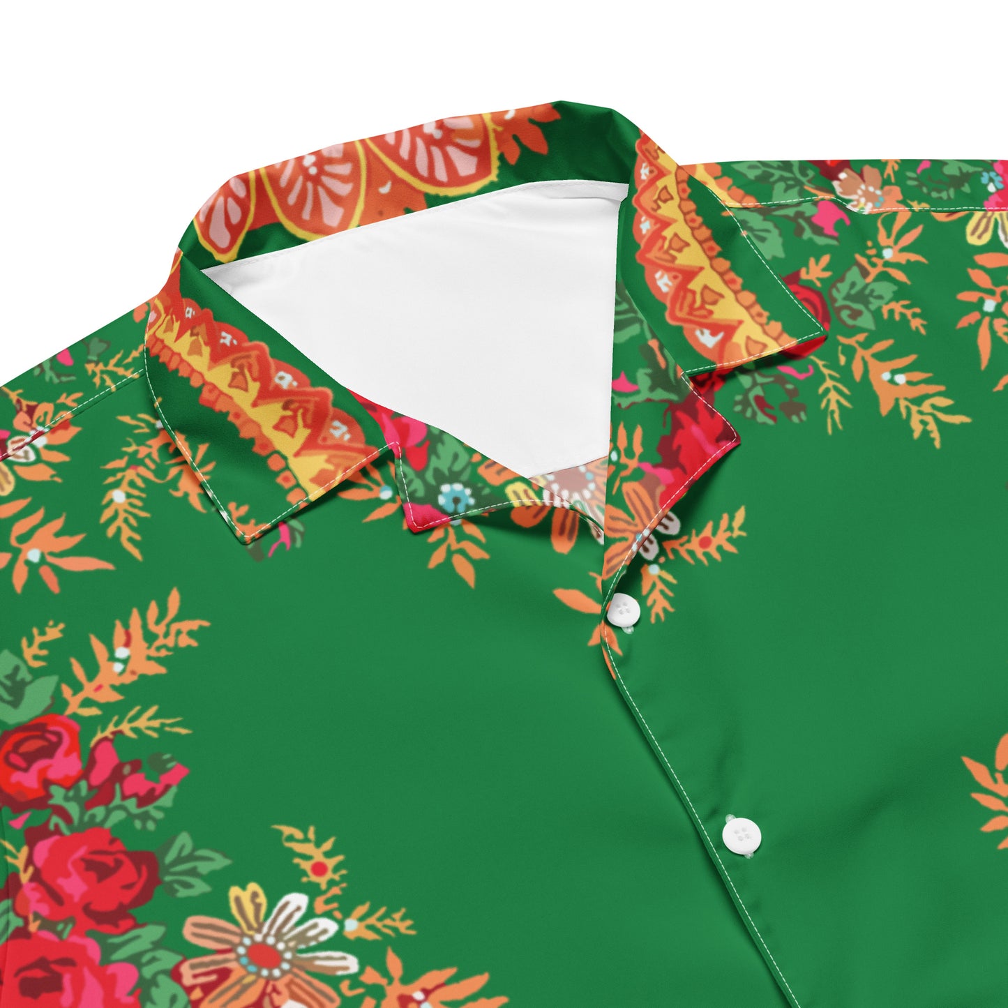 Chemise « Foulard portugais Minhoto vert »
